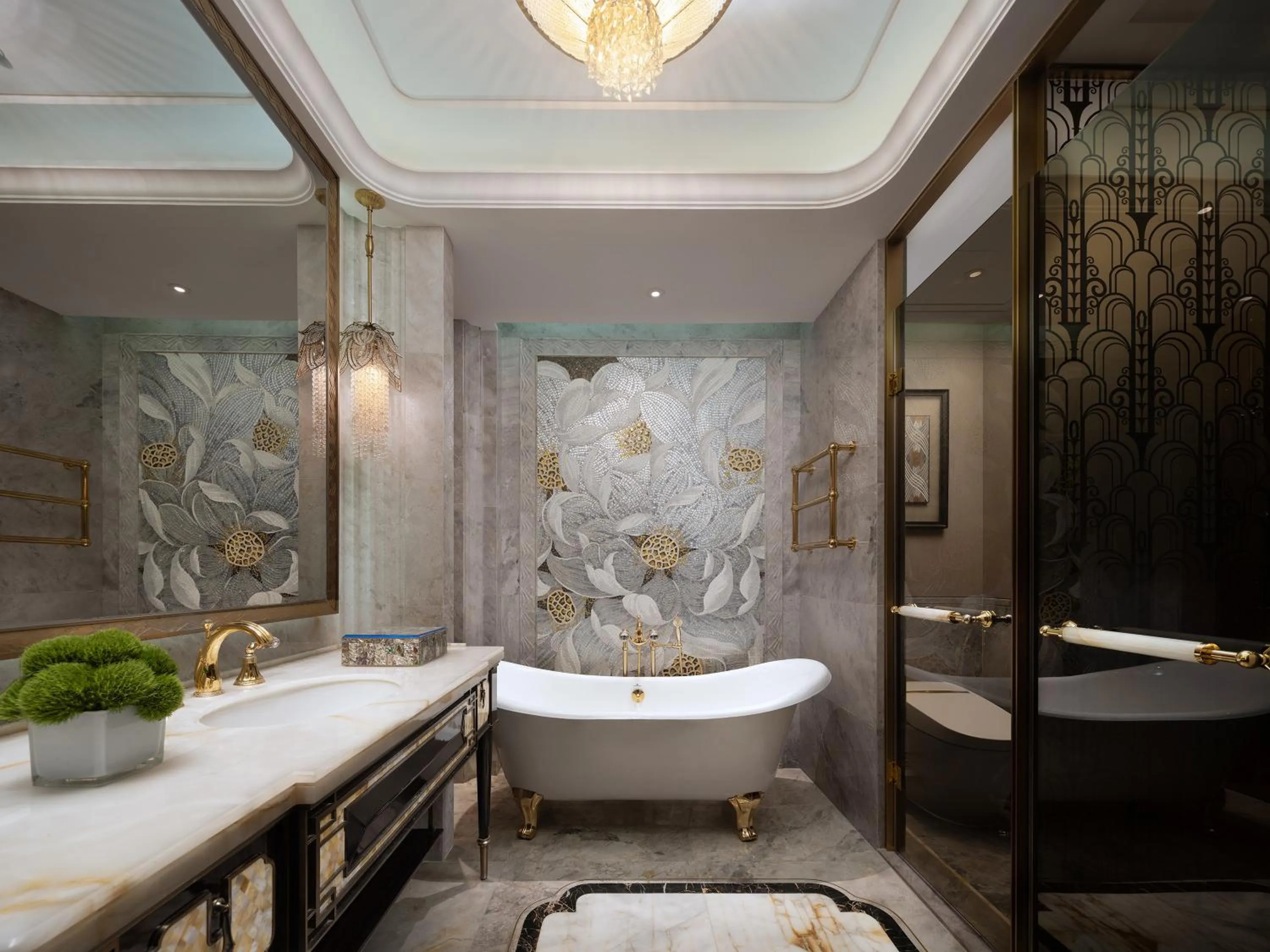 Bathroom in The St. Regis on the Bund, Shanghai