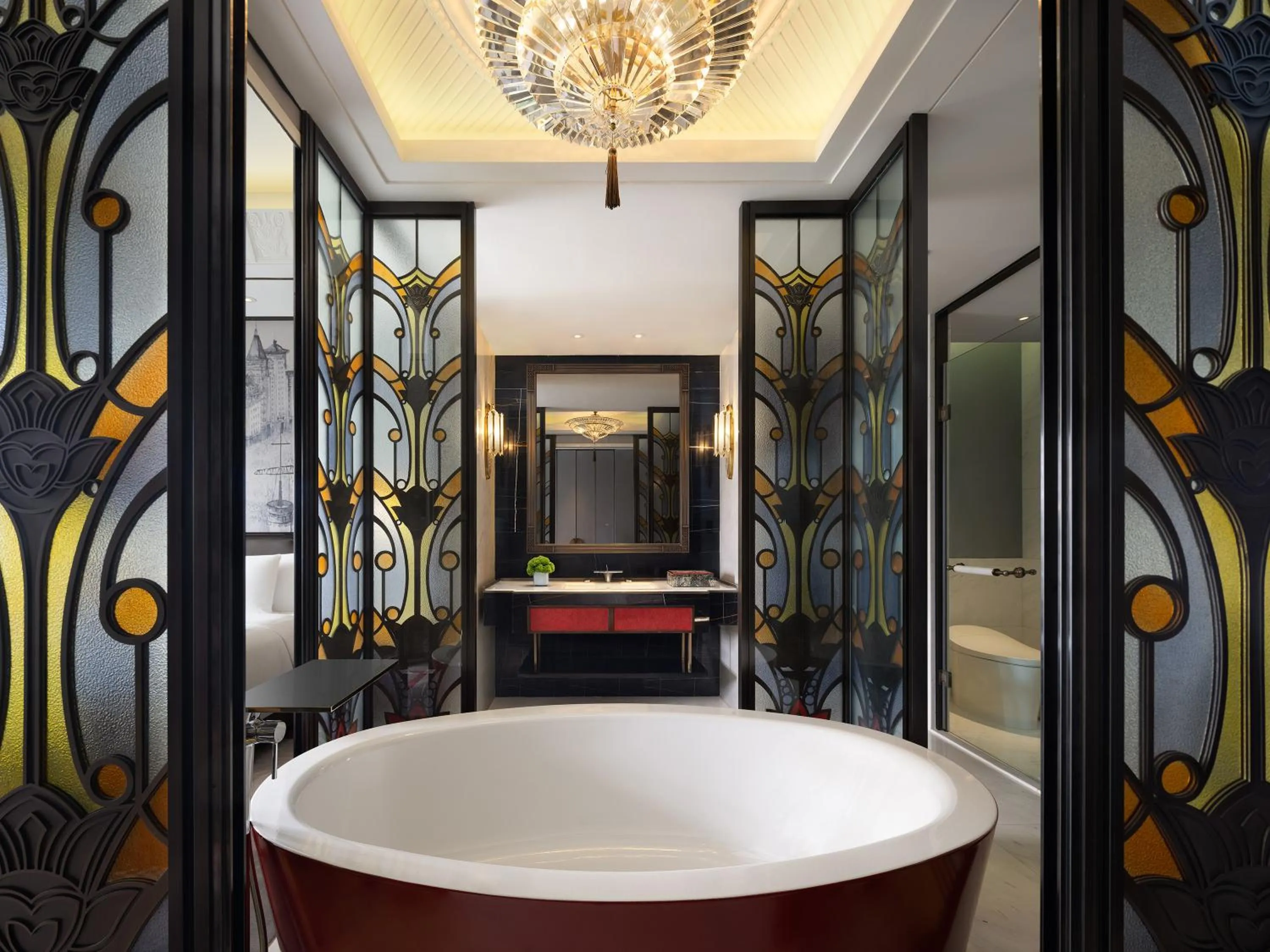 Bathroom in The St. Regis on the Bund, Shanghai