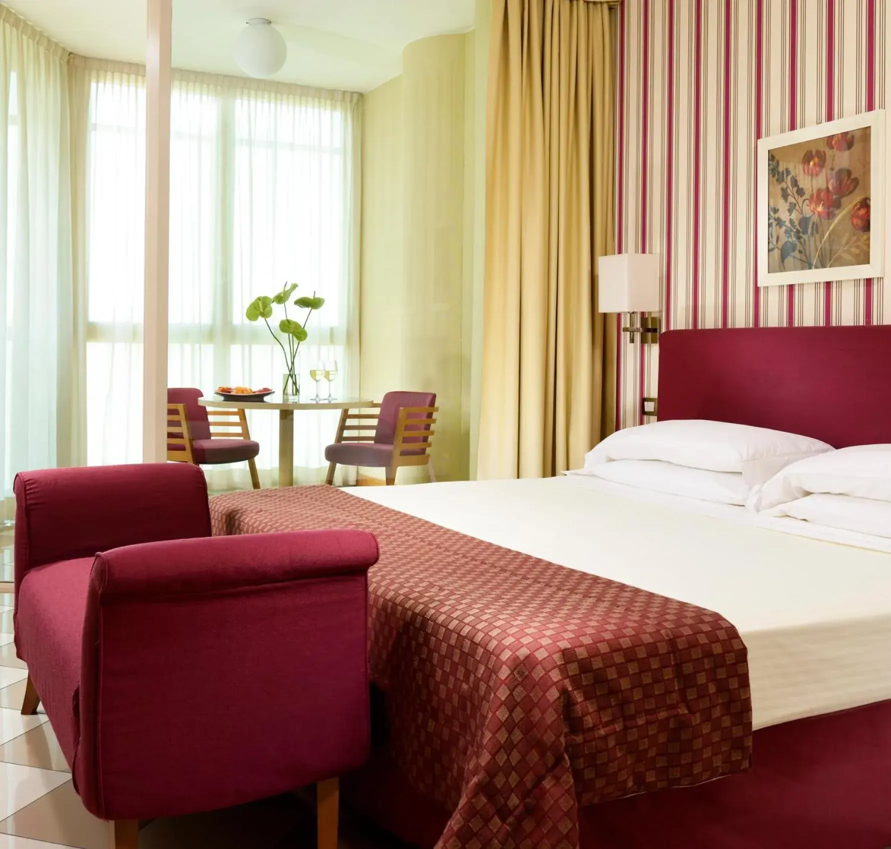 Bedroom, Bed in UNA Hotels The One Milano Hotel & Residence Bedroom, Bed in UNA Hotels The One Milano Hotel & Residence