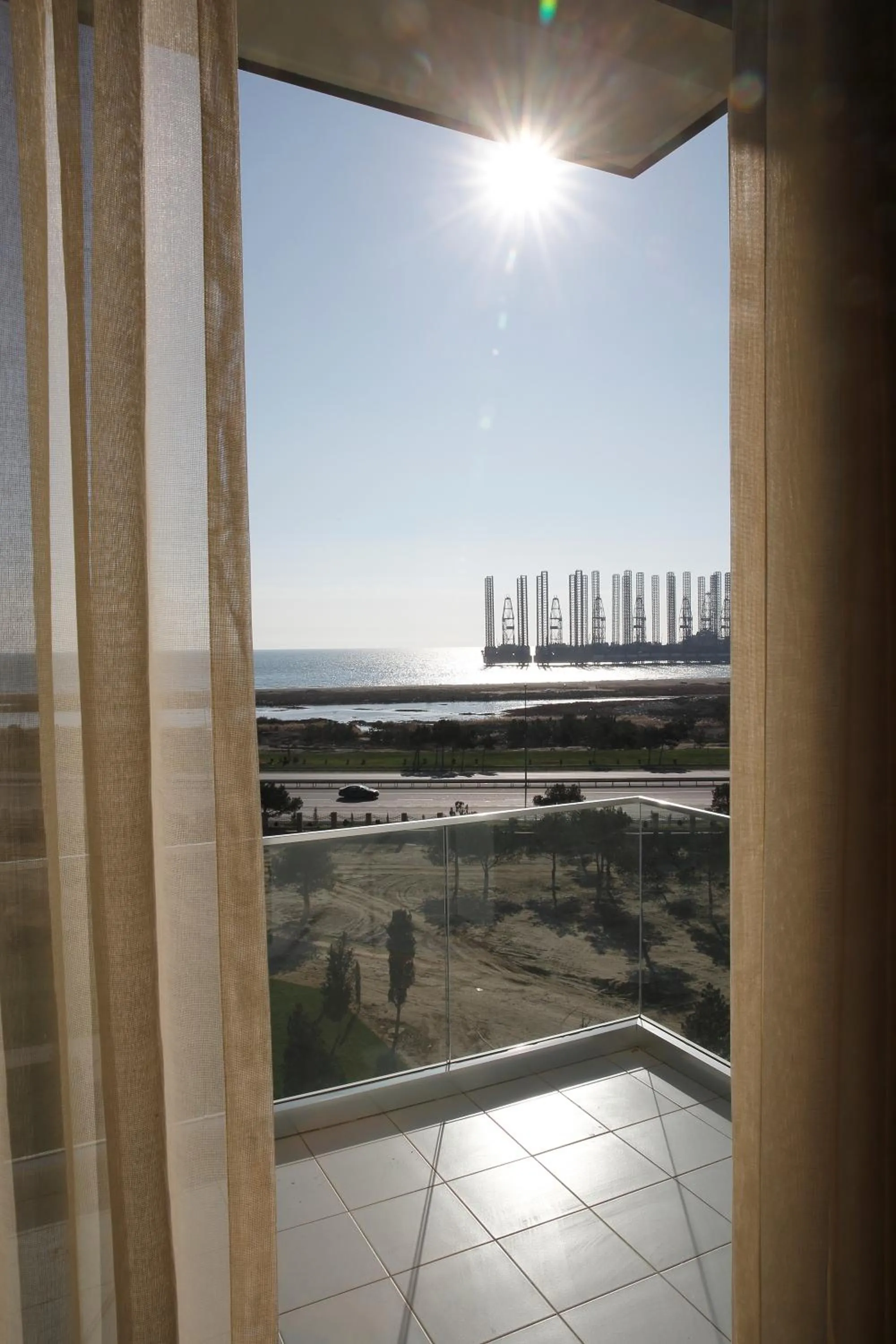 Sea view in HomeBridge Hotel Apartments