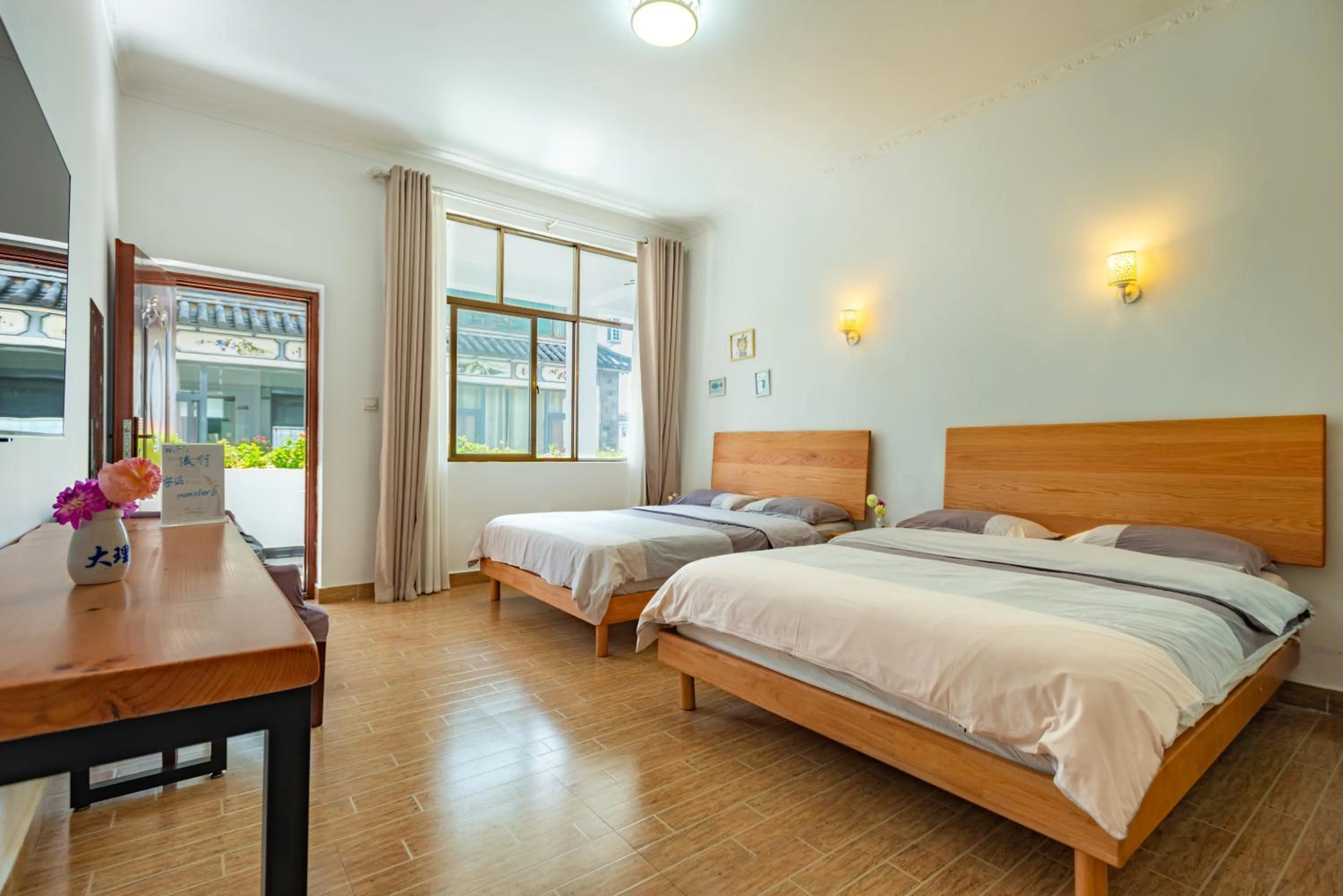 Queen Room with Two Queen Beds in Monster B&B