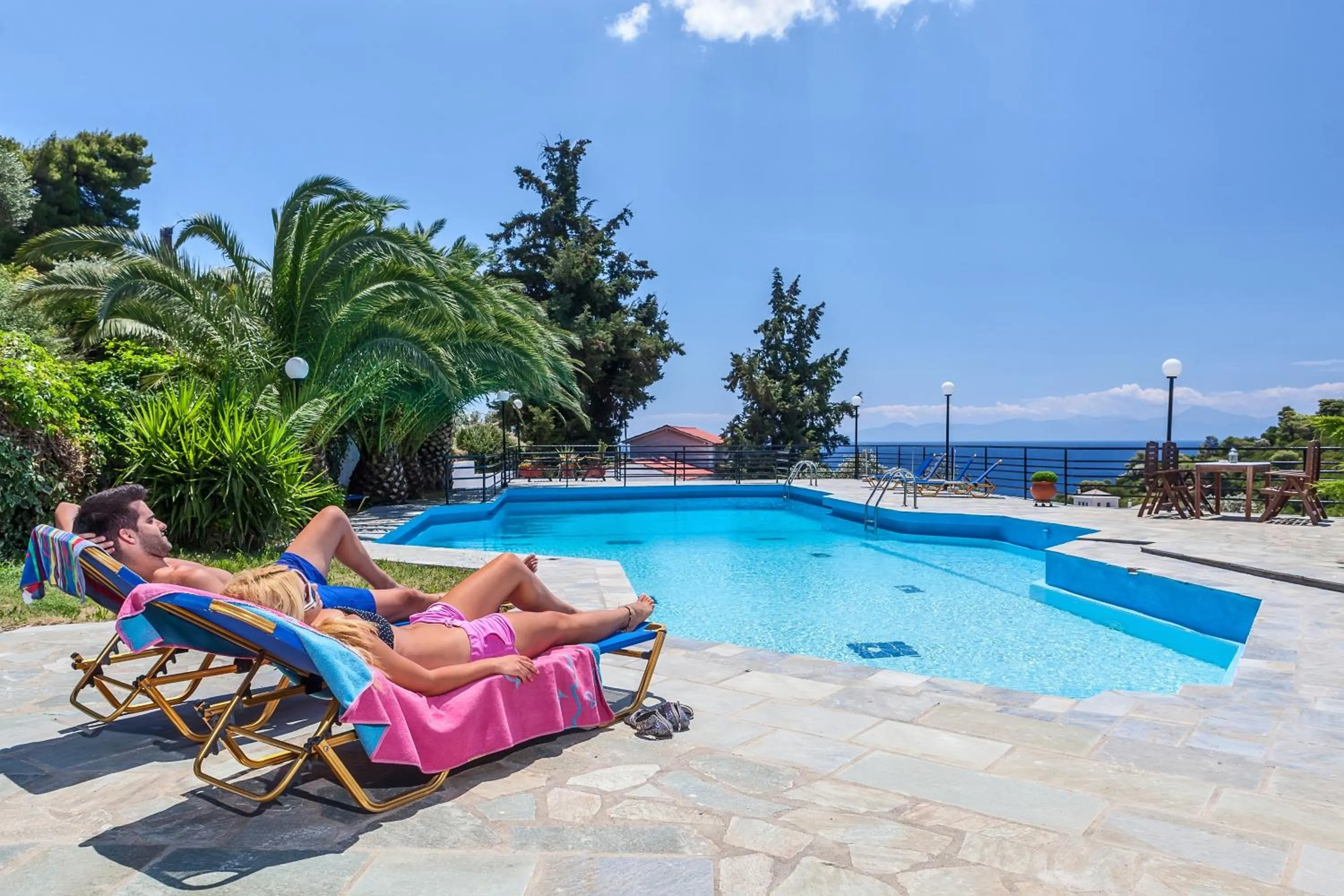Swimming pool in Stafylos Suites & Boutique hotel