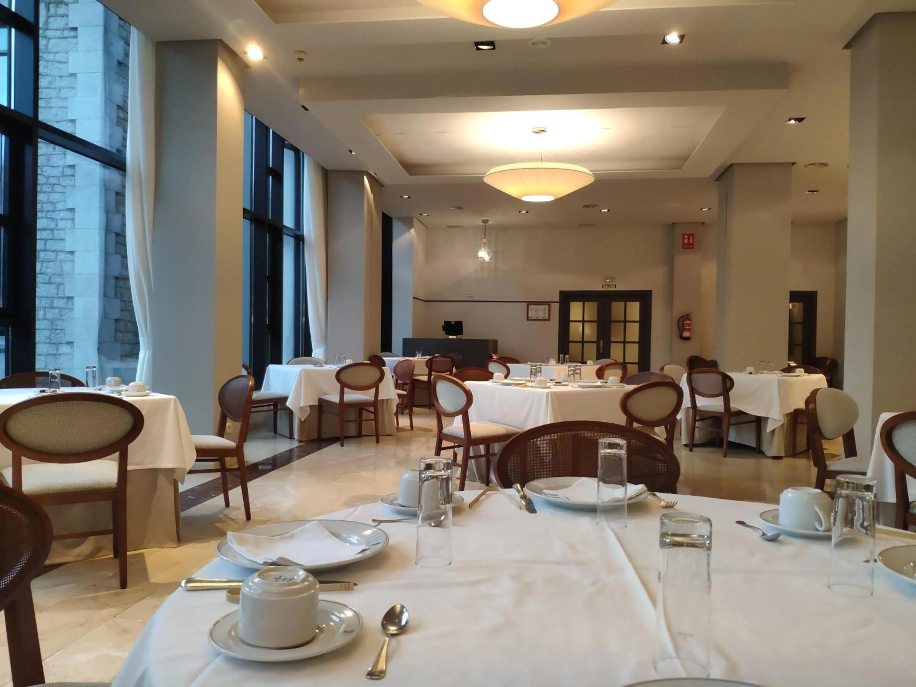 Buffet breakfast in Parador de Limpias