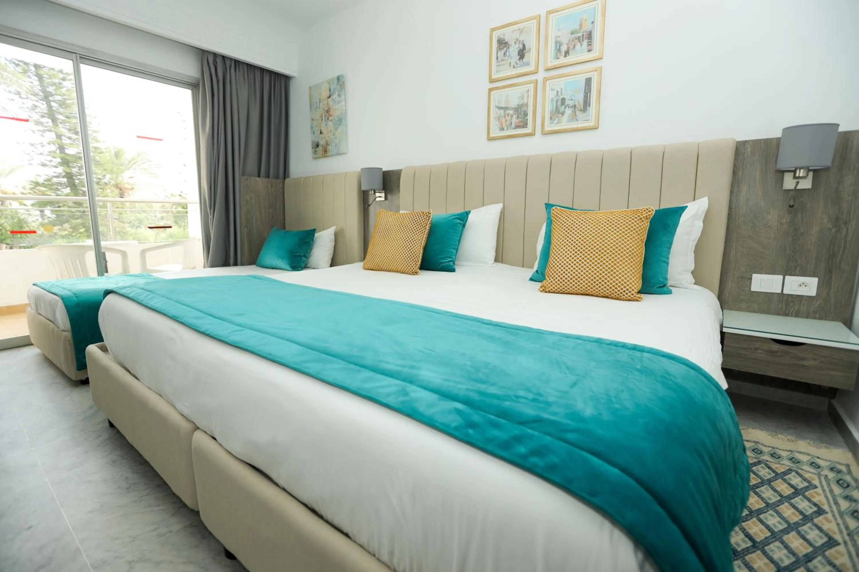 Bed in Hotel Marhaba Beach