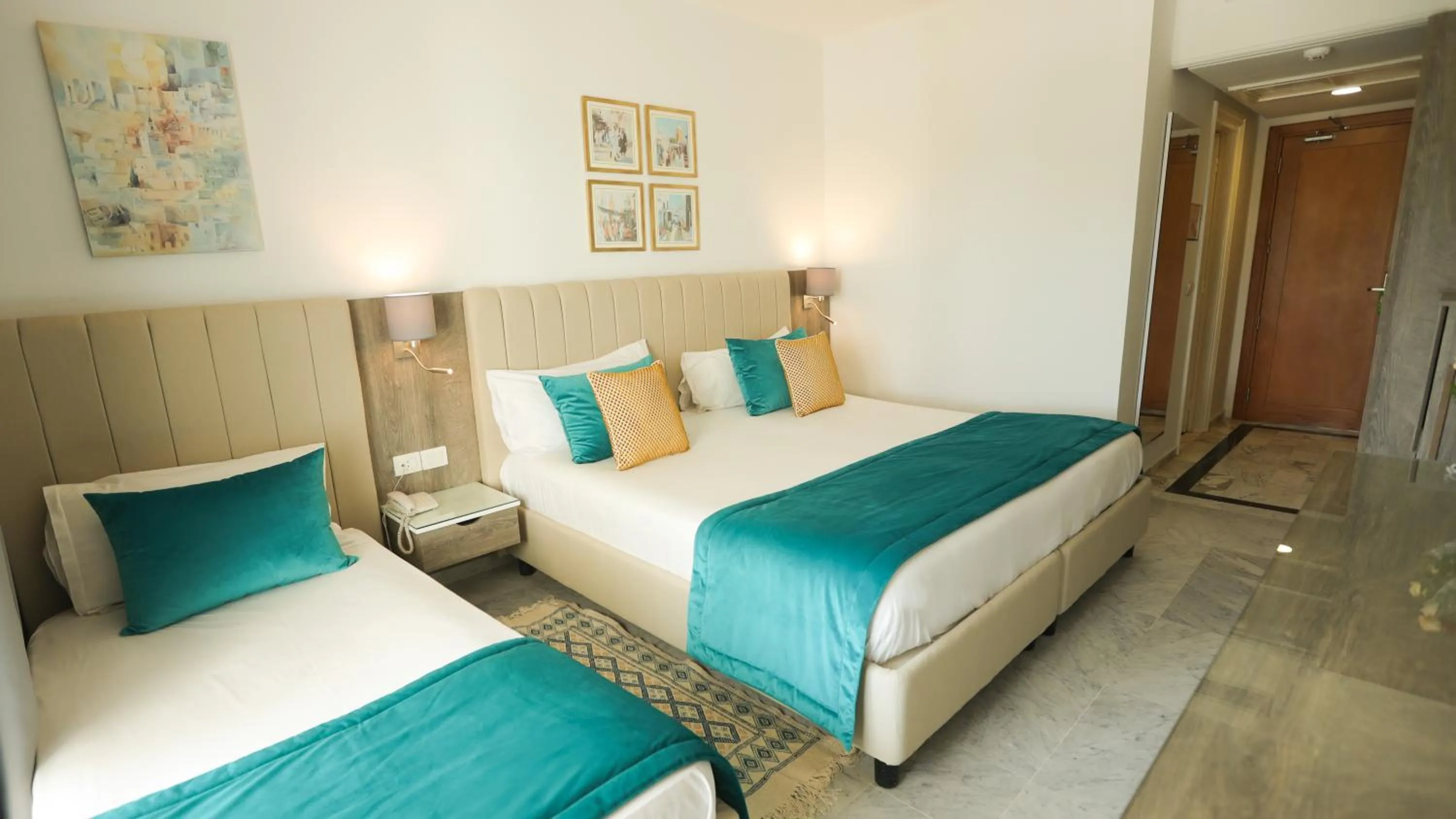 Bed in Hotel Marhaba Beach