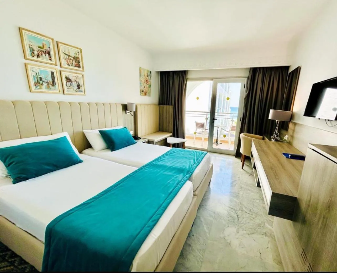 Bed in Hotel Marhaba Beach