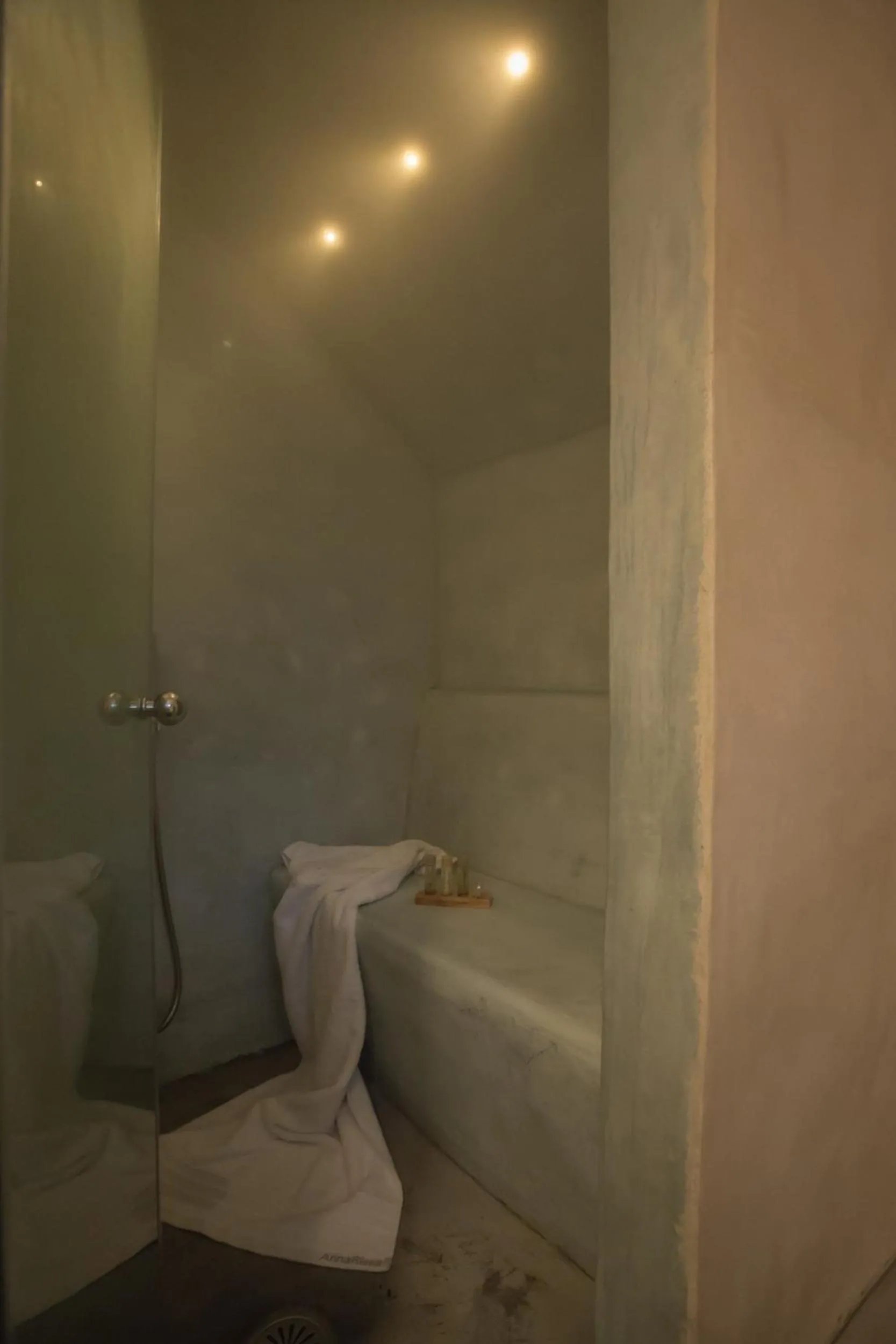 Bathroom in Love Nest with hot tub, hammam & outdoor cinema
