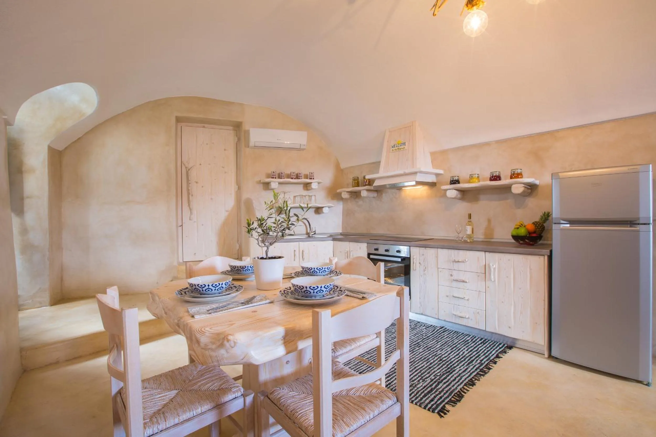 Kitchen or kitchenette in Love Nest with hot tub, hammam & outdoor cinema