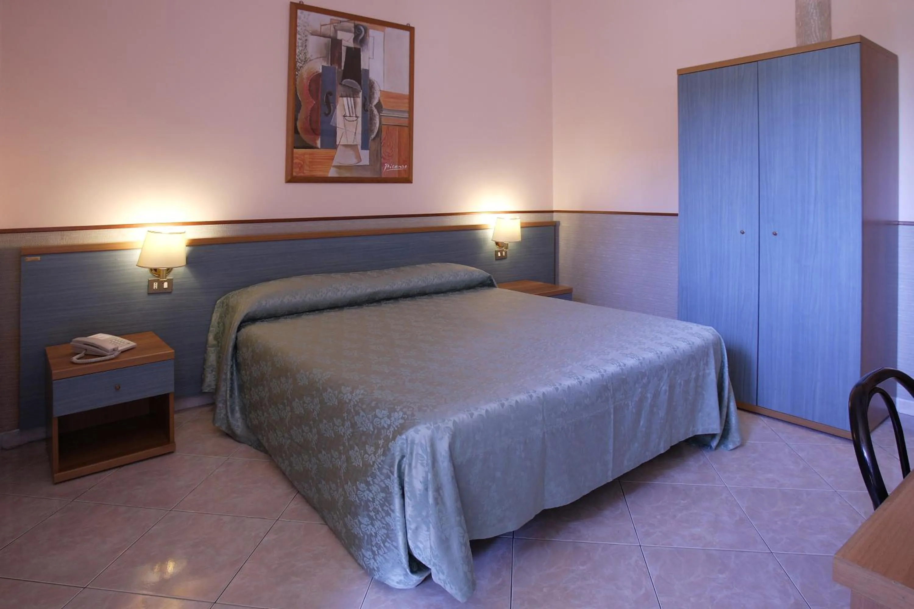 Bed in Hotel Lazzari