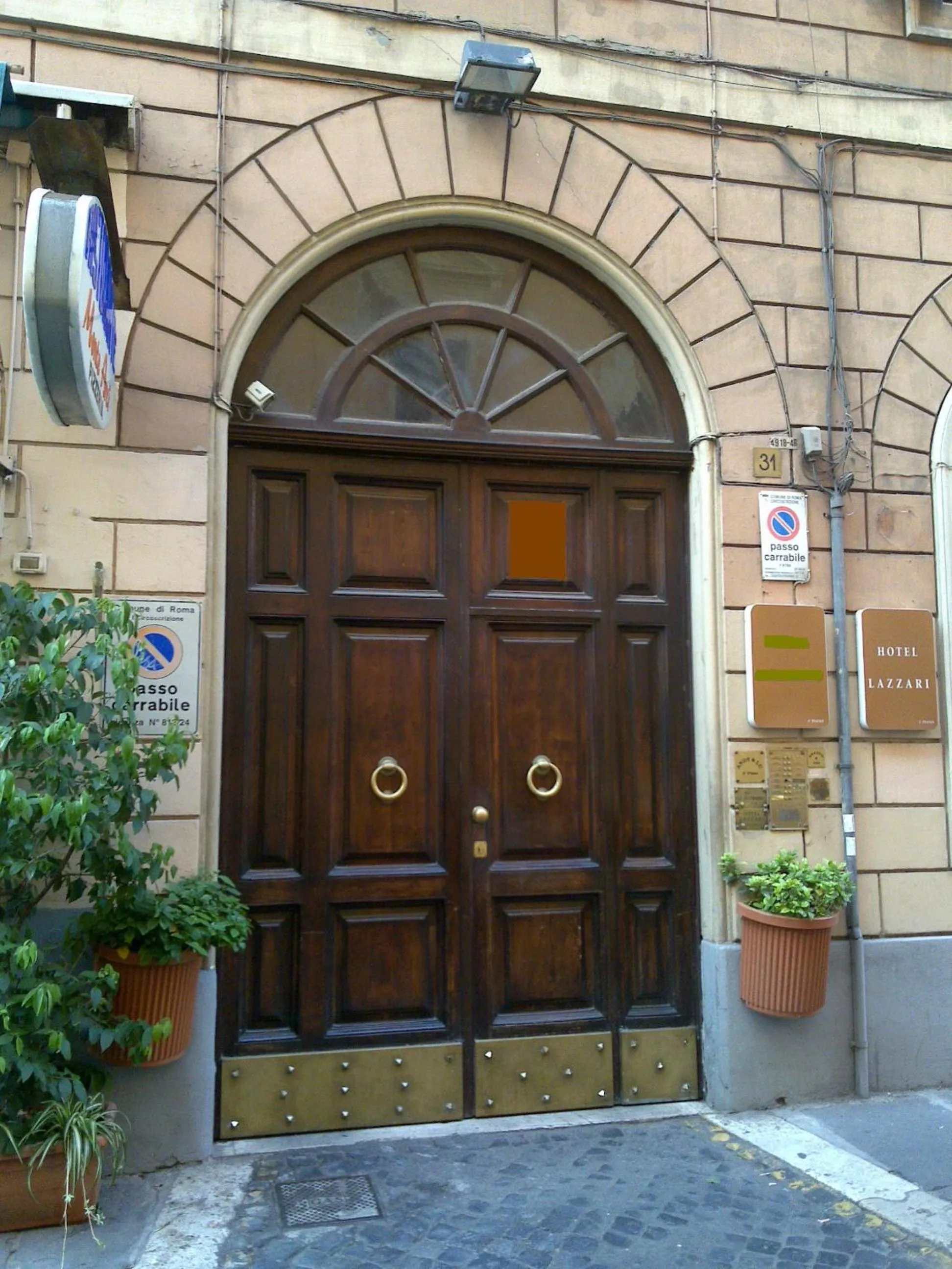 Facade/entrance in Hotel Lazzari