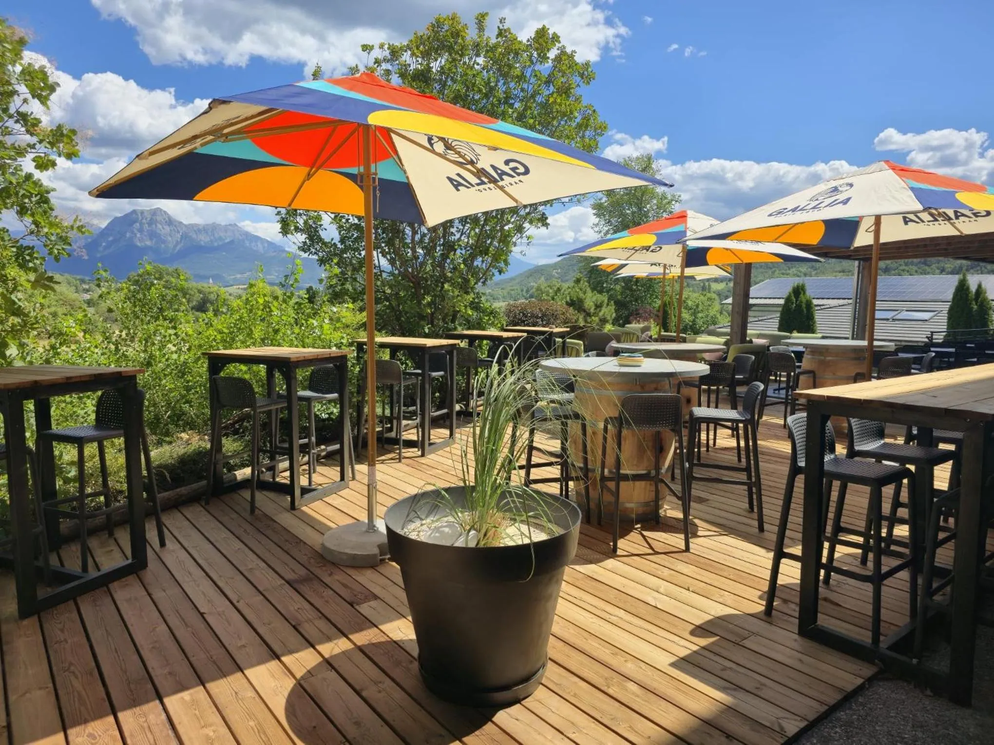 Patio in Ax Hôtel Spa & Restaurant