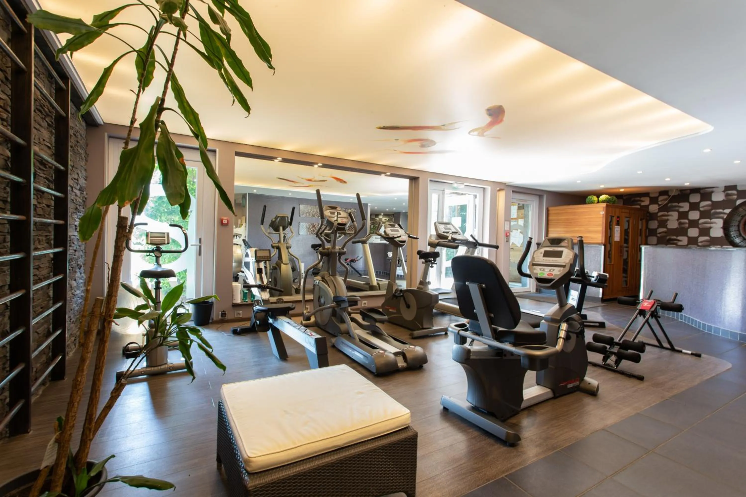 Fitness centre/facilities in Ax Hôtel Spa & Restaurant