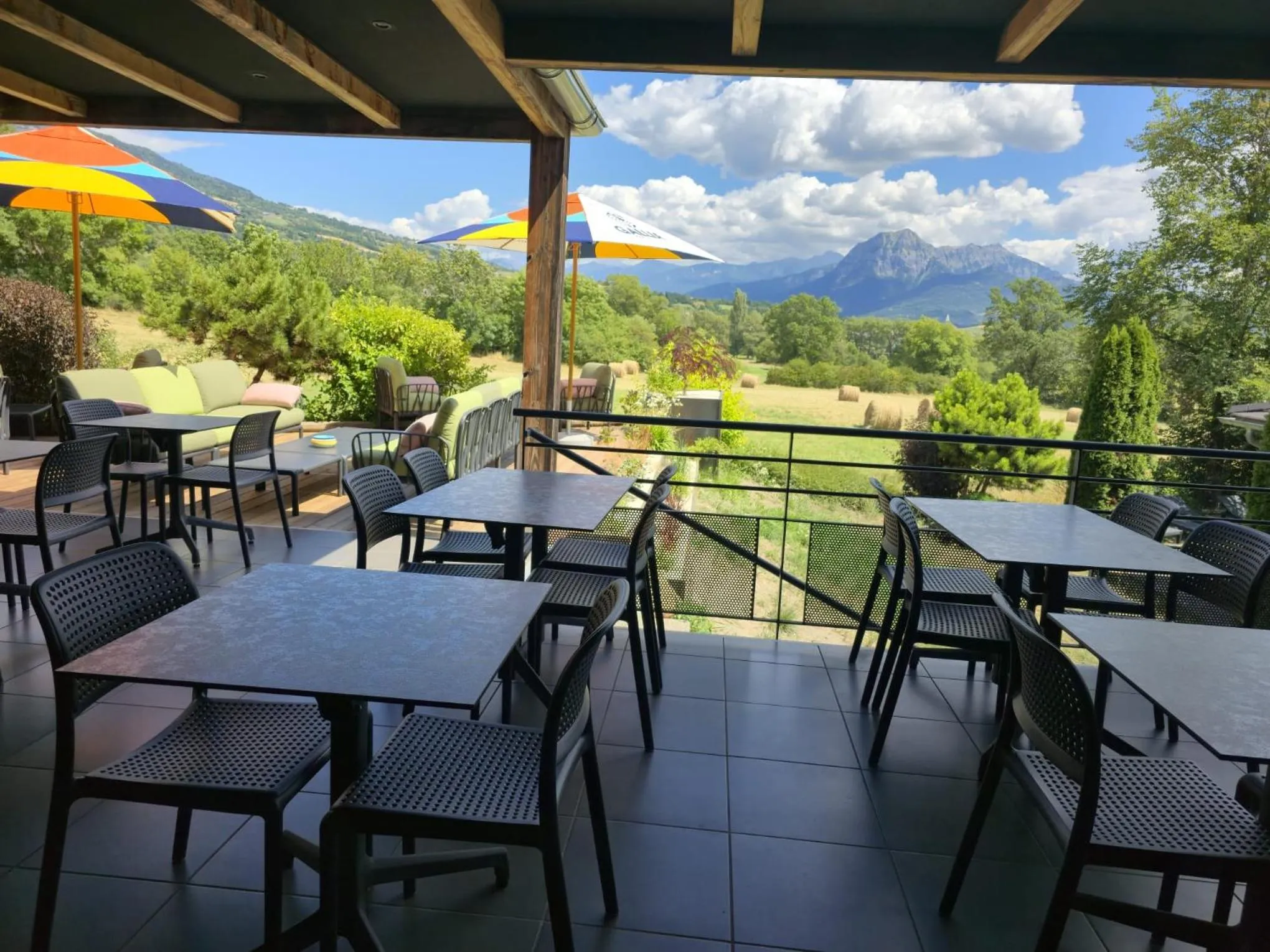 Patio in Ax Hôtel Spa & Restaurant