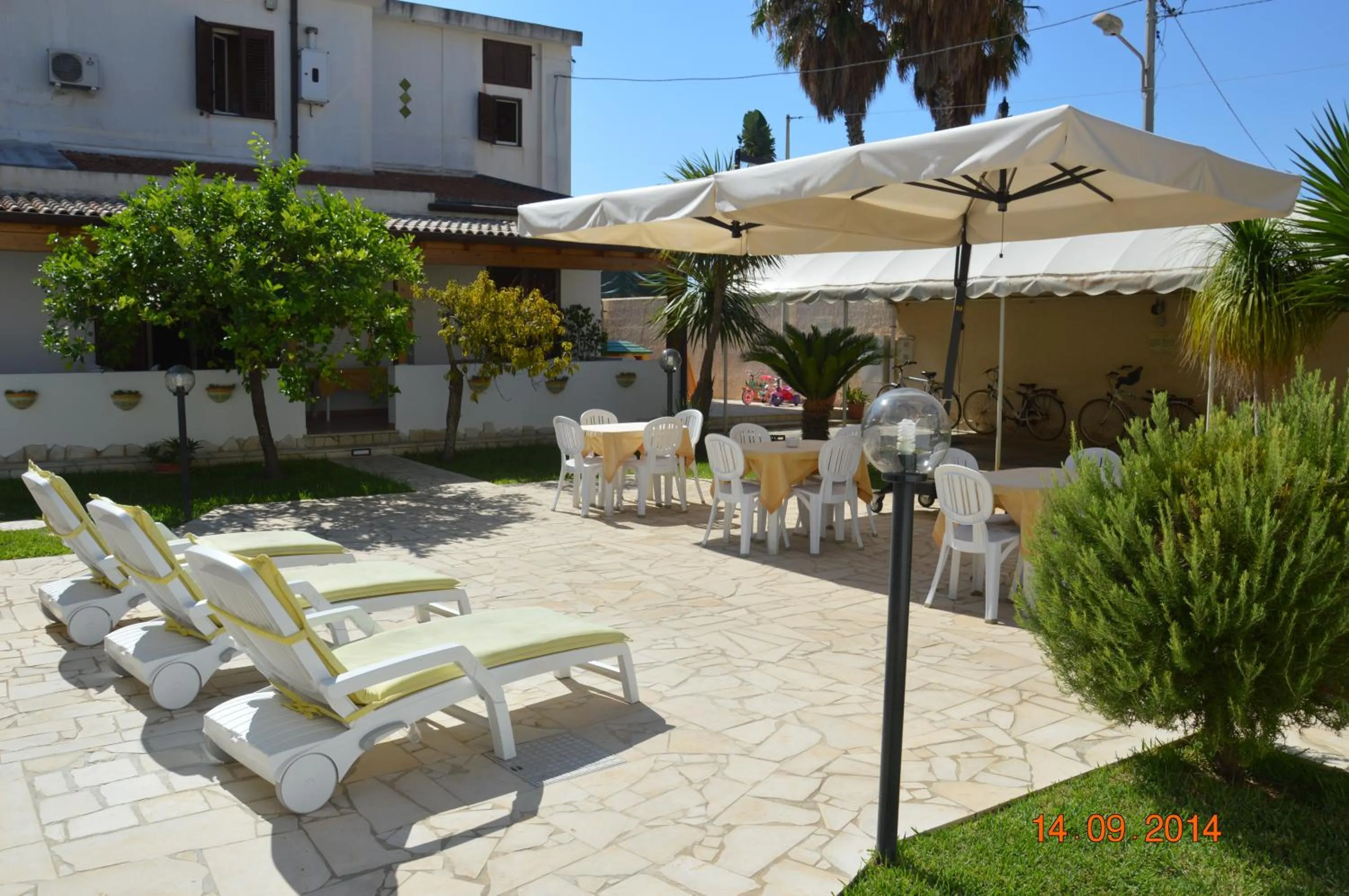 Garden in Mare e Sole Villa Urso