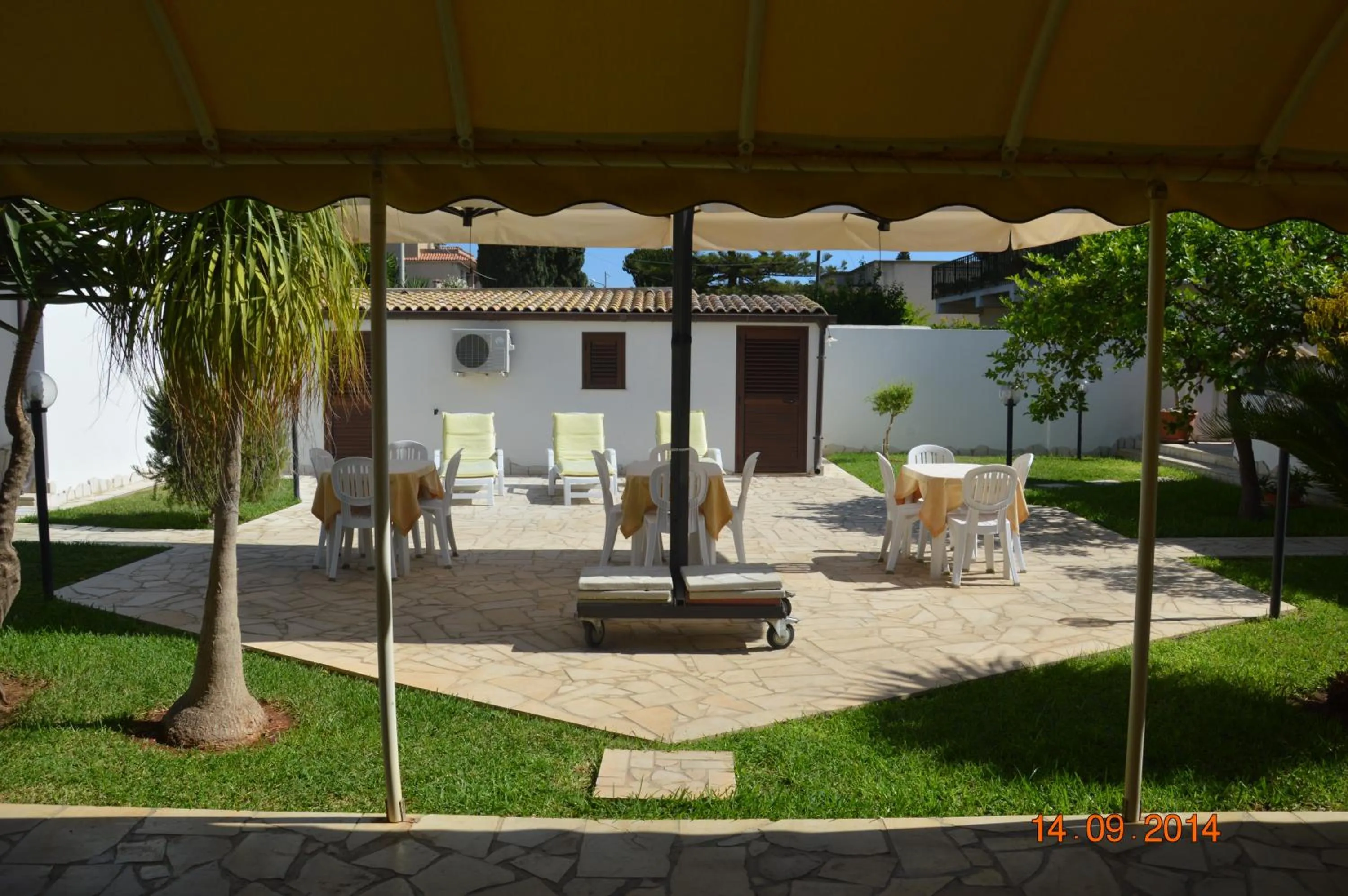 Garden in Mare e Sole Villa Urso