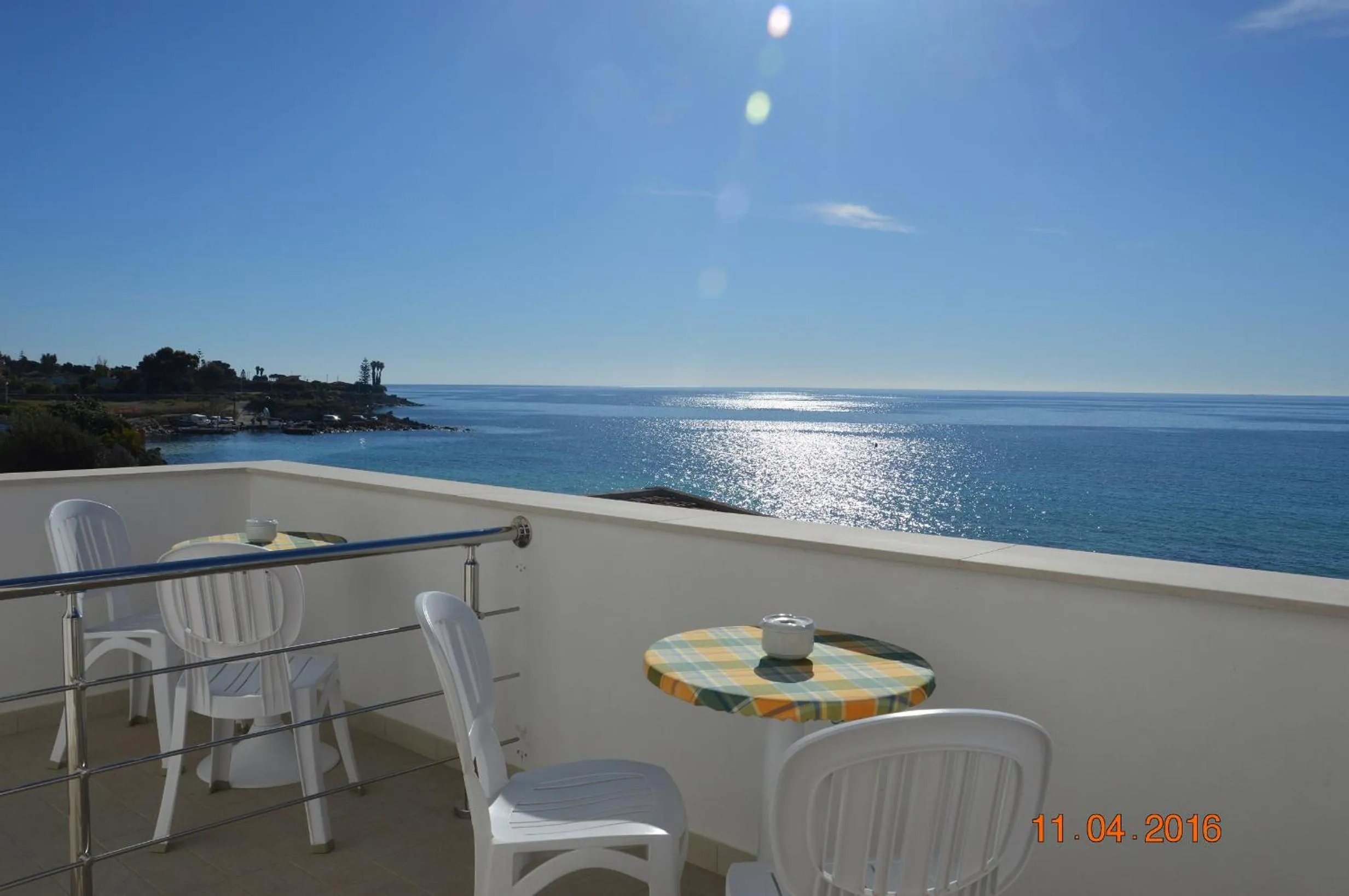 Balcony/Terrace in Mare e Sole Villa Urso