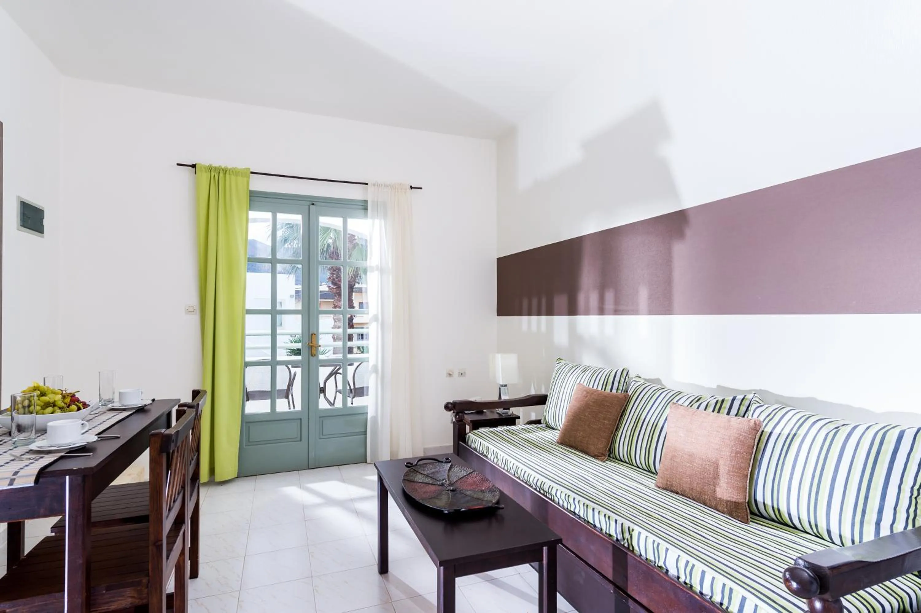 Living room in Angela Studios Apartments