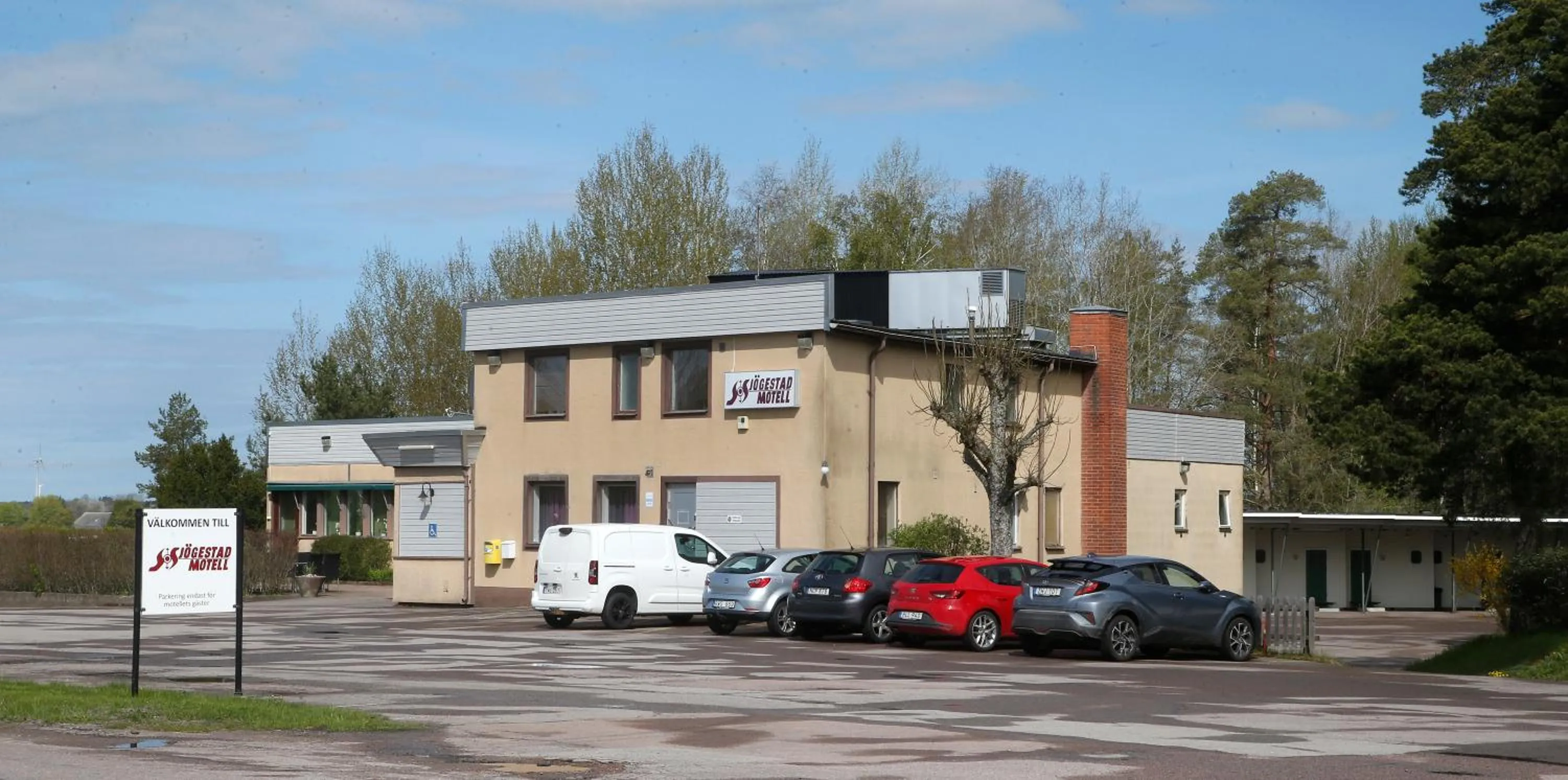 Property building in Sjögestad Motell