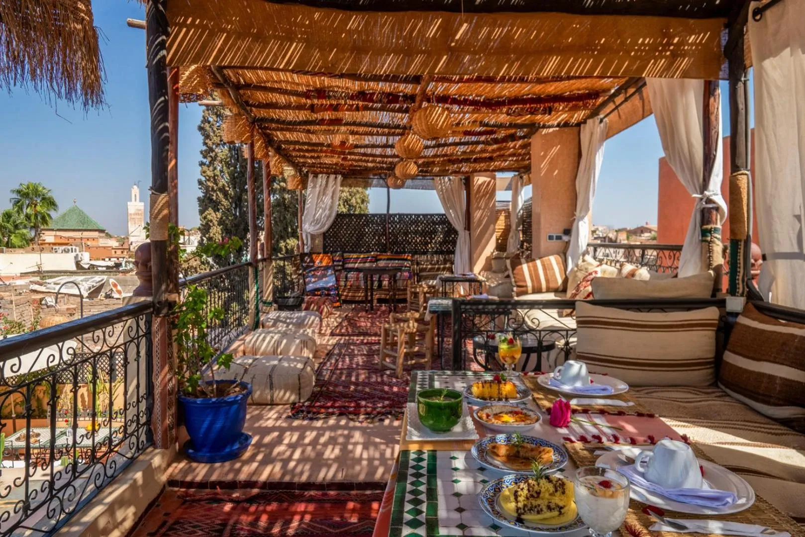 Patio in Riad Sun of Kech