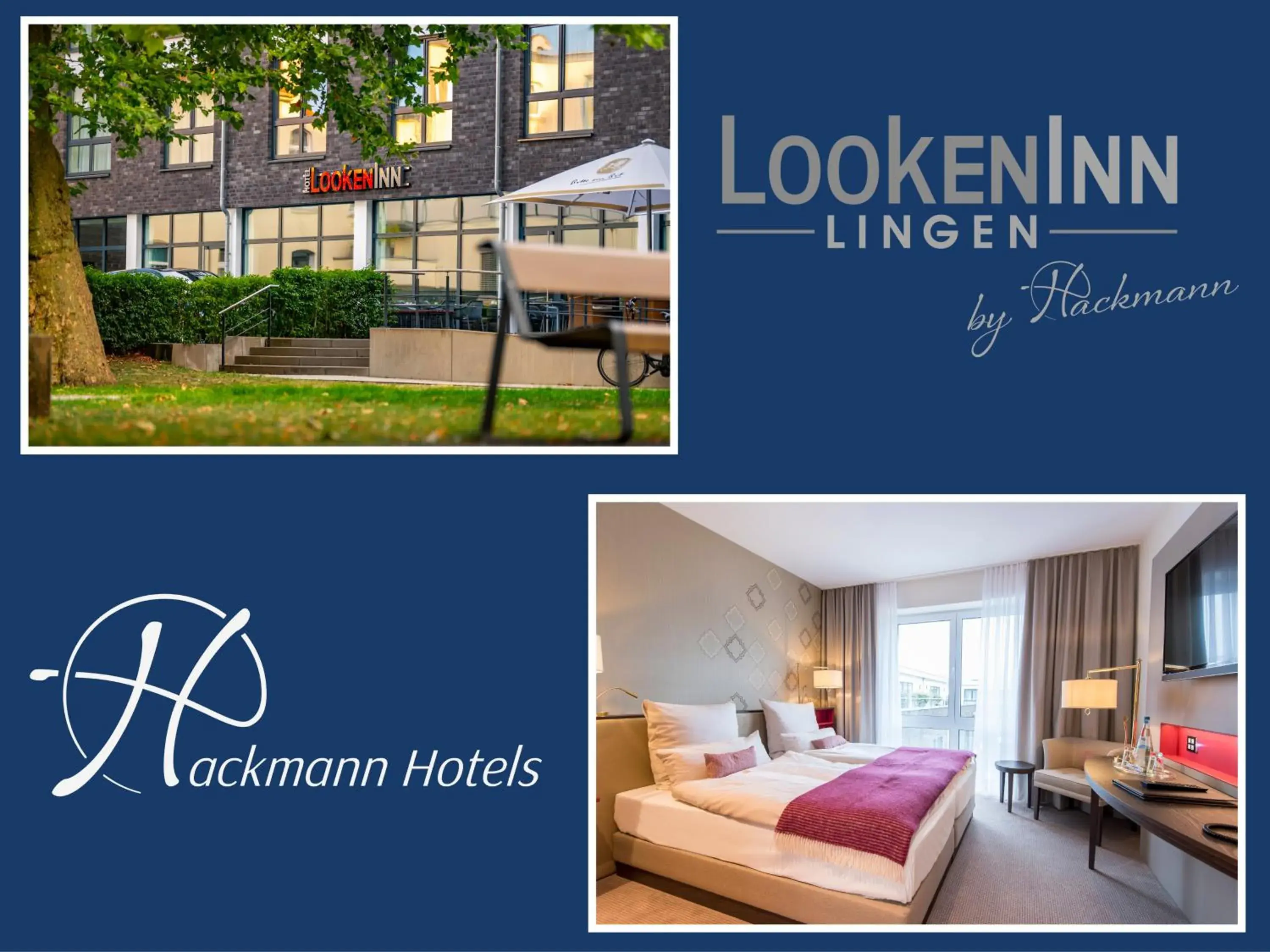 Property building, Bed in LOOKEN INN Lingen by Hackmann Property building, Bed in LOOKEN INN Lingen by Hackmann