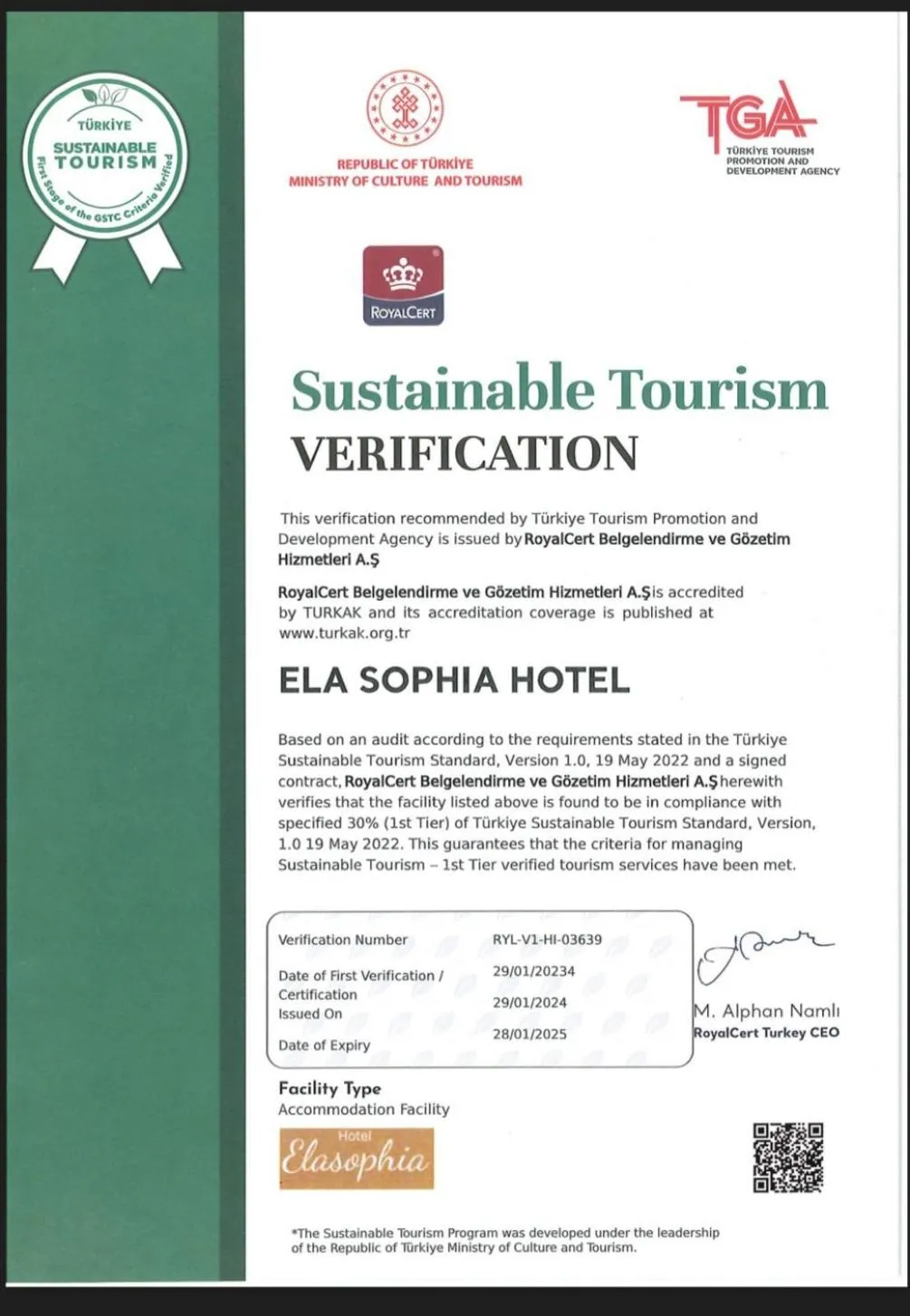 Property building in Elasophia Hotel