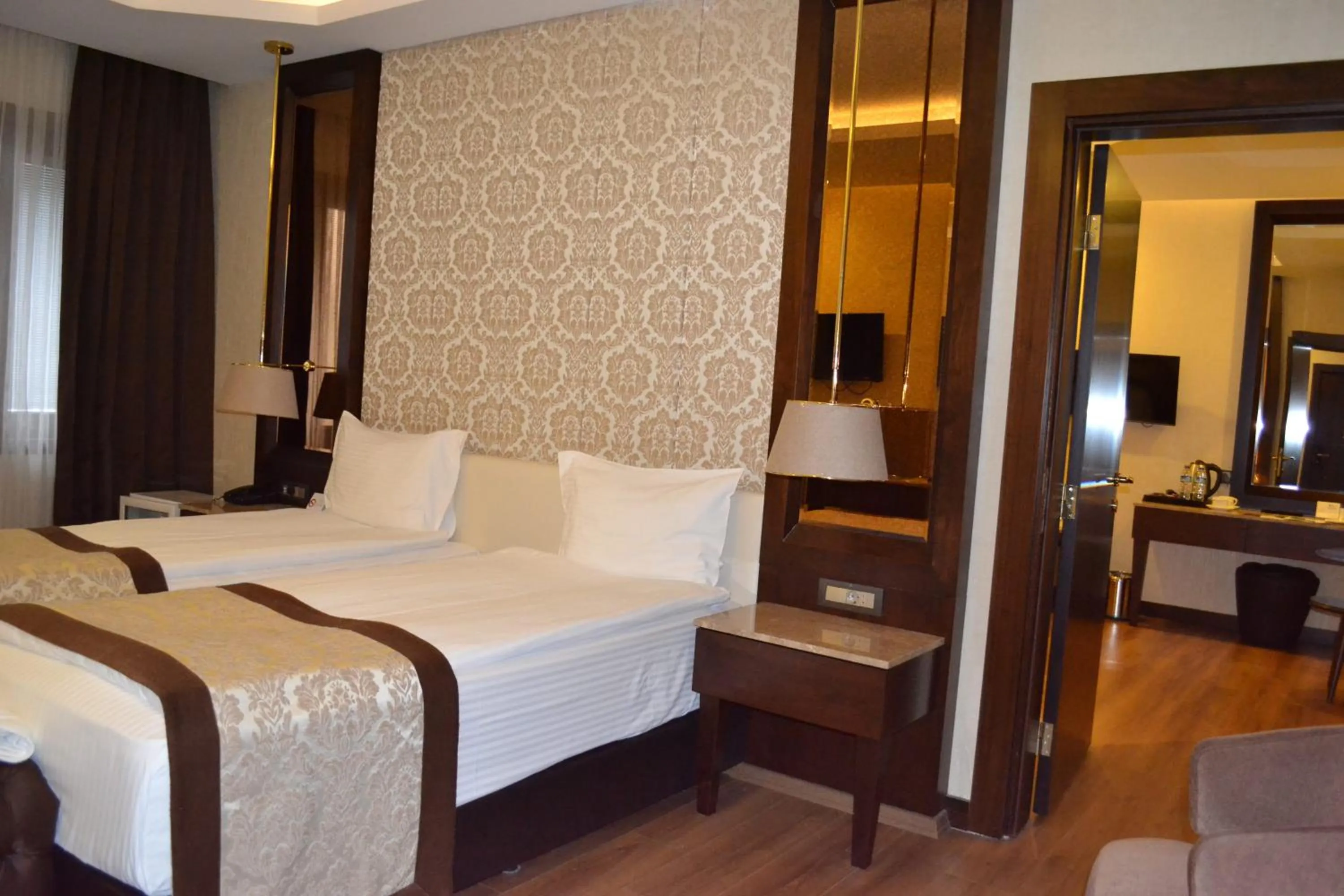 Bed in Gulumser Hatun Termal Hotel & Spa