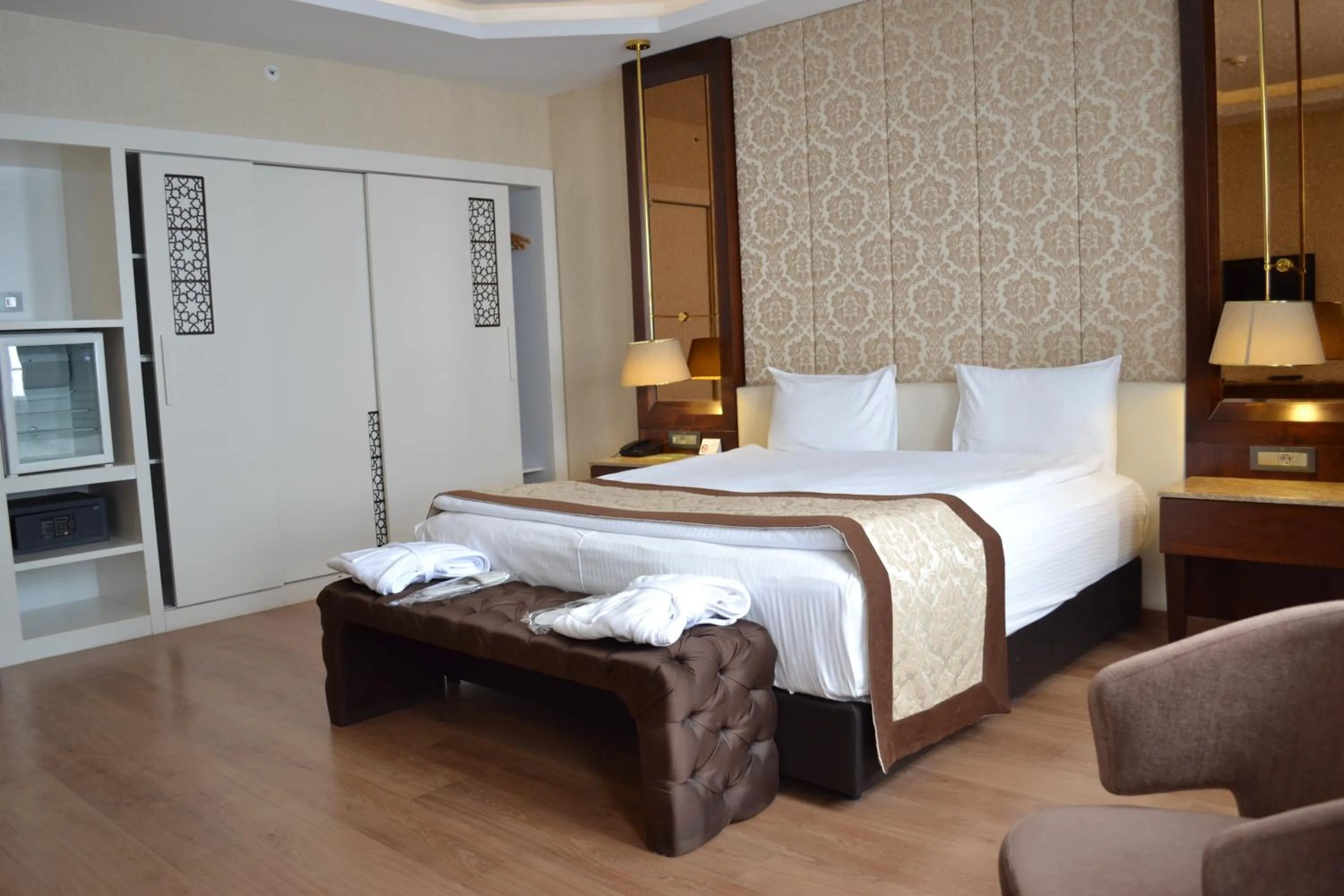 Bed in Gulumser Hatun Termal Hotel & Spa