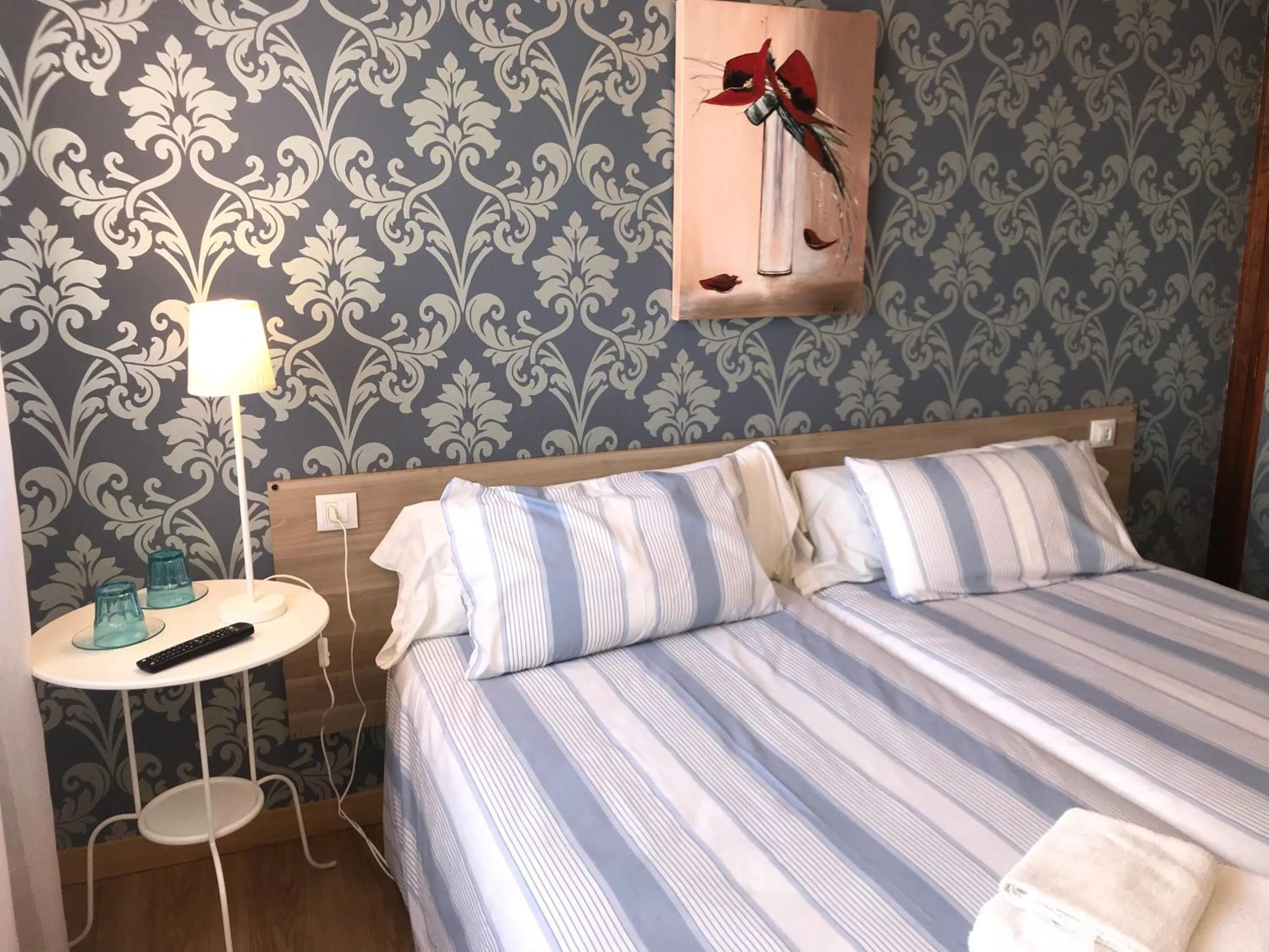 Bed in Alojamientos Olga