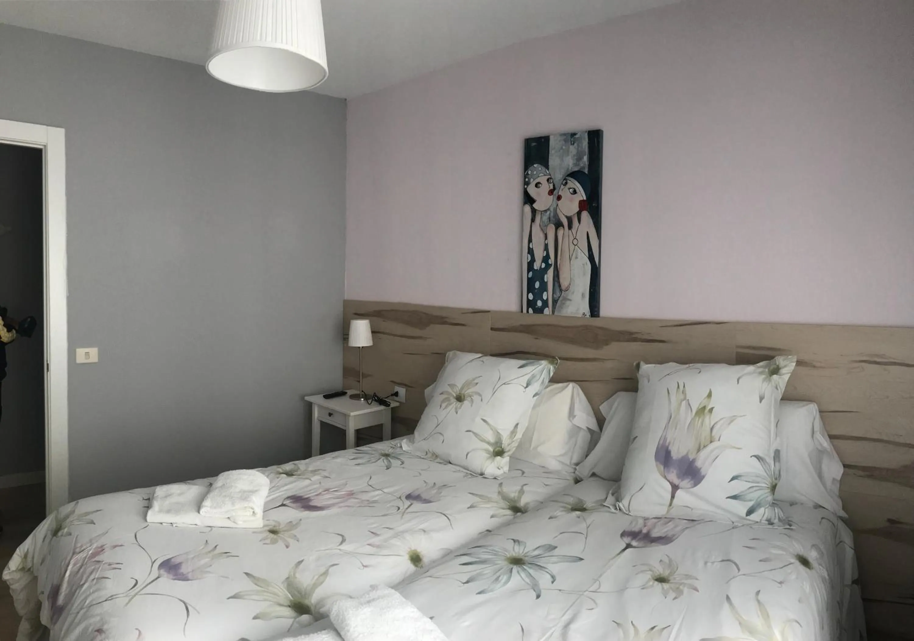 Bed in Alojamientos Olga