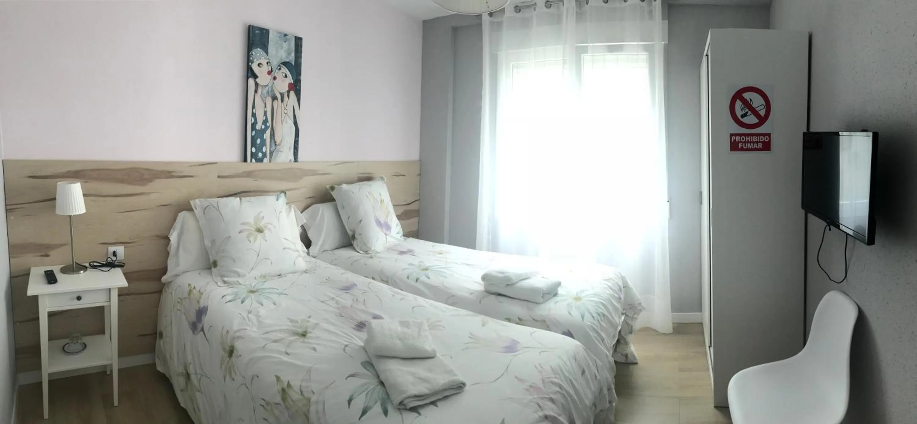 Bed in Alojamientos Olga