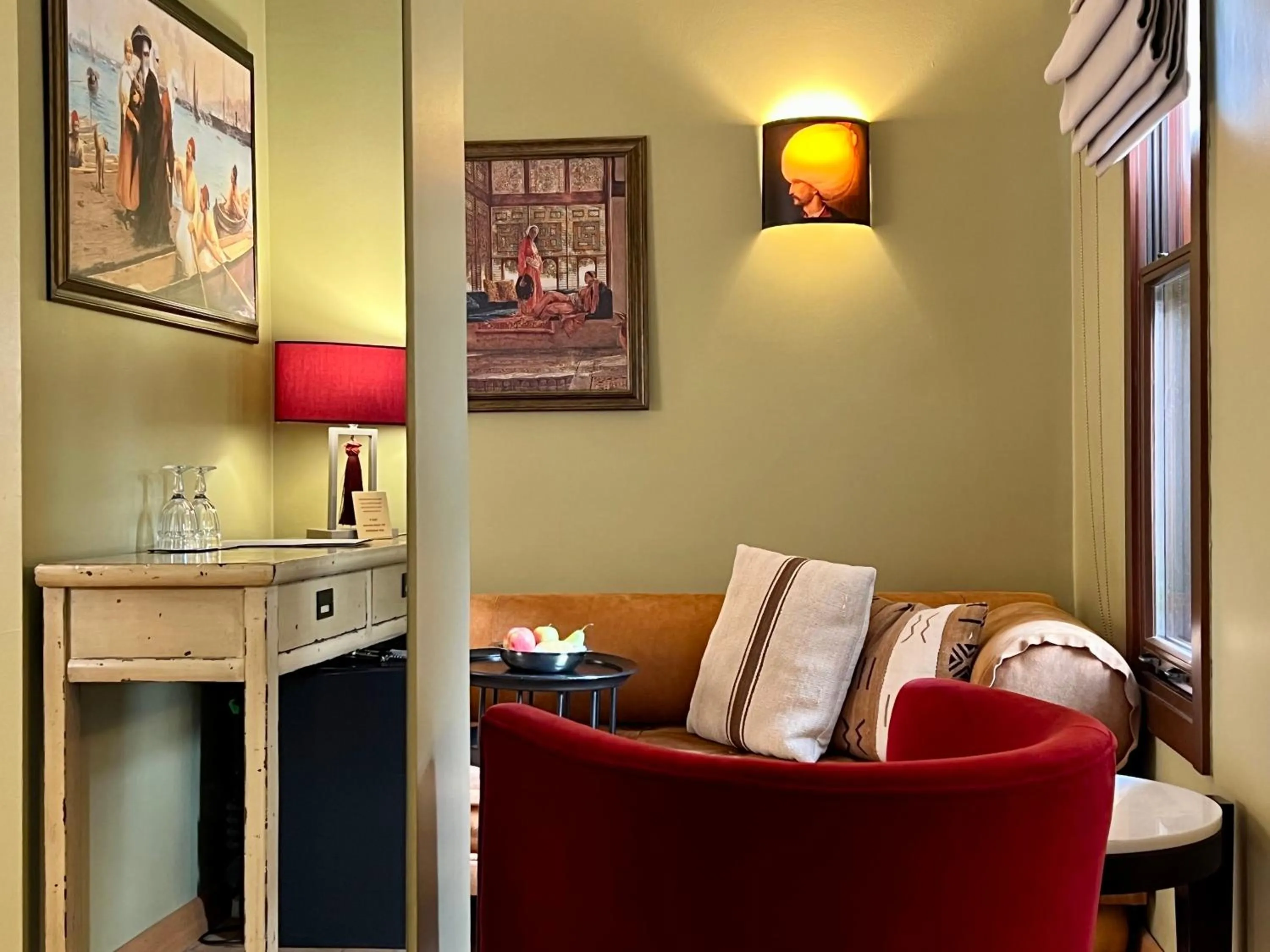 Living room in Hotel Ibrahim Pasha