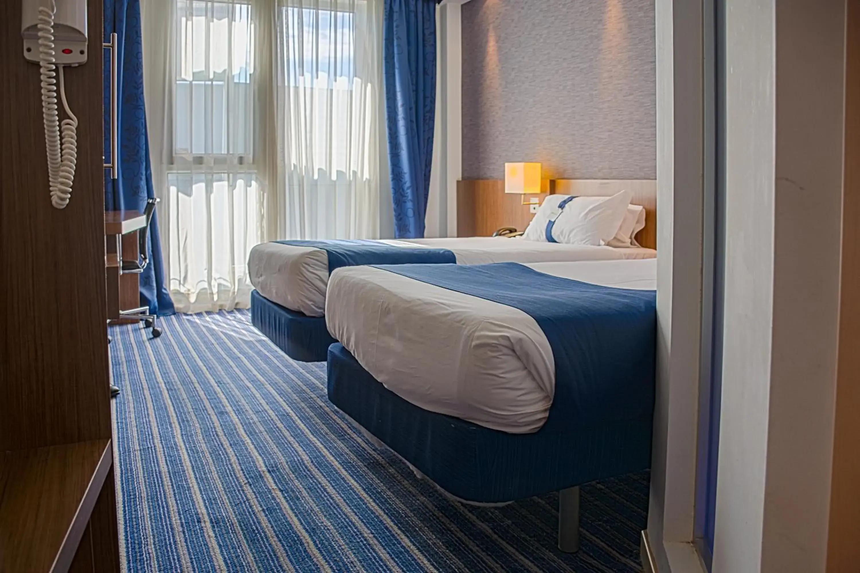 Decorative detail, Bed in Holiday Inn Express Madrid Leganes by IHG Decorative detail, Bed in Holiday Inn Express Madrid Leganes by IHG