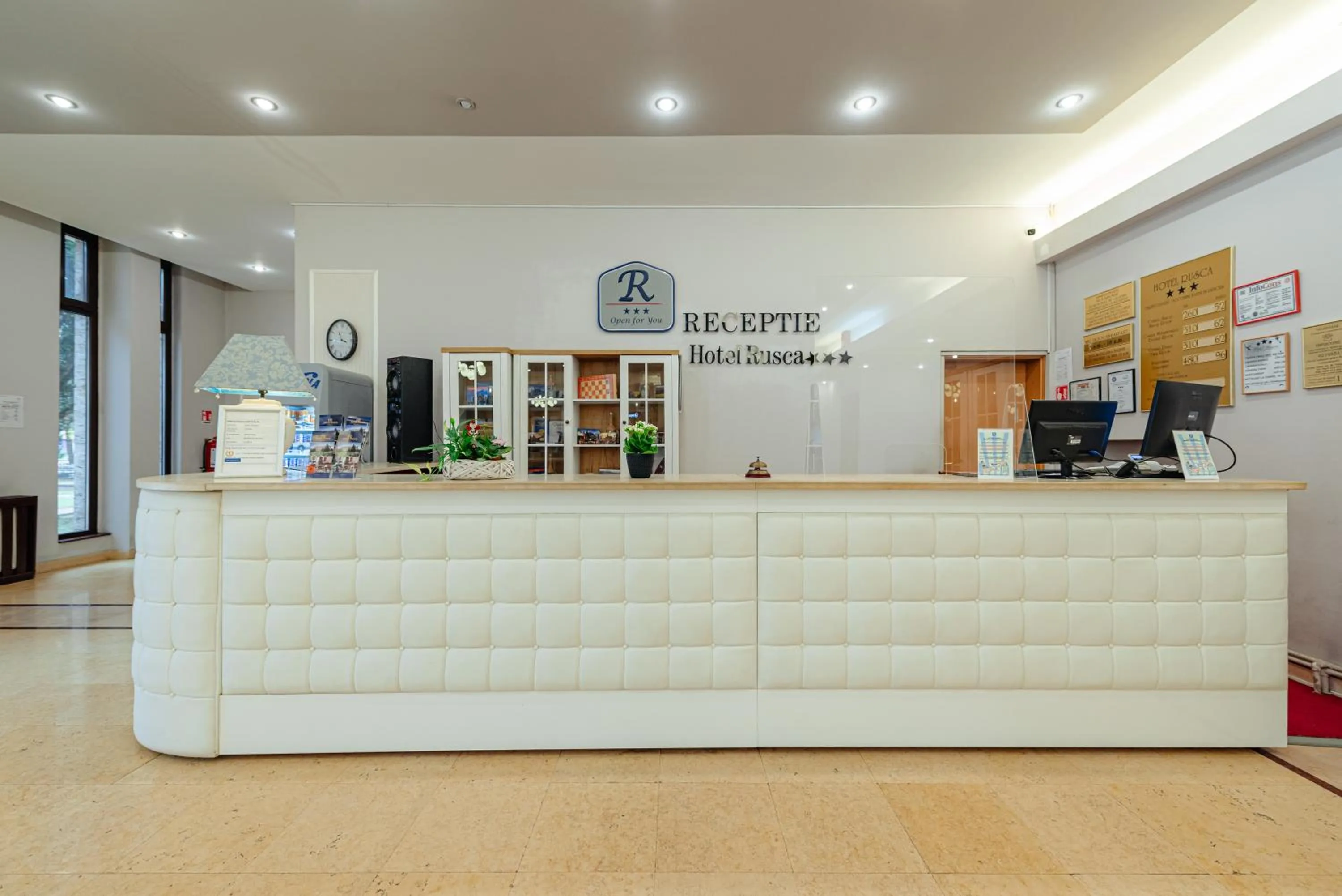 Lobby or reception in Hotel Rusca