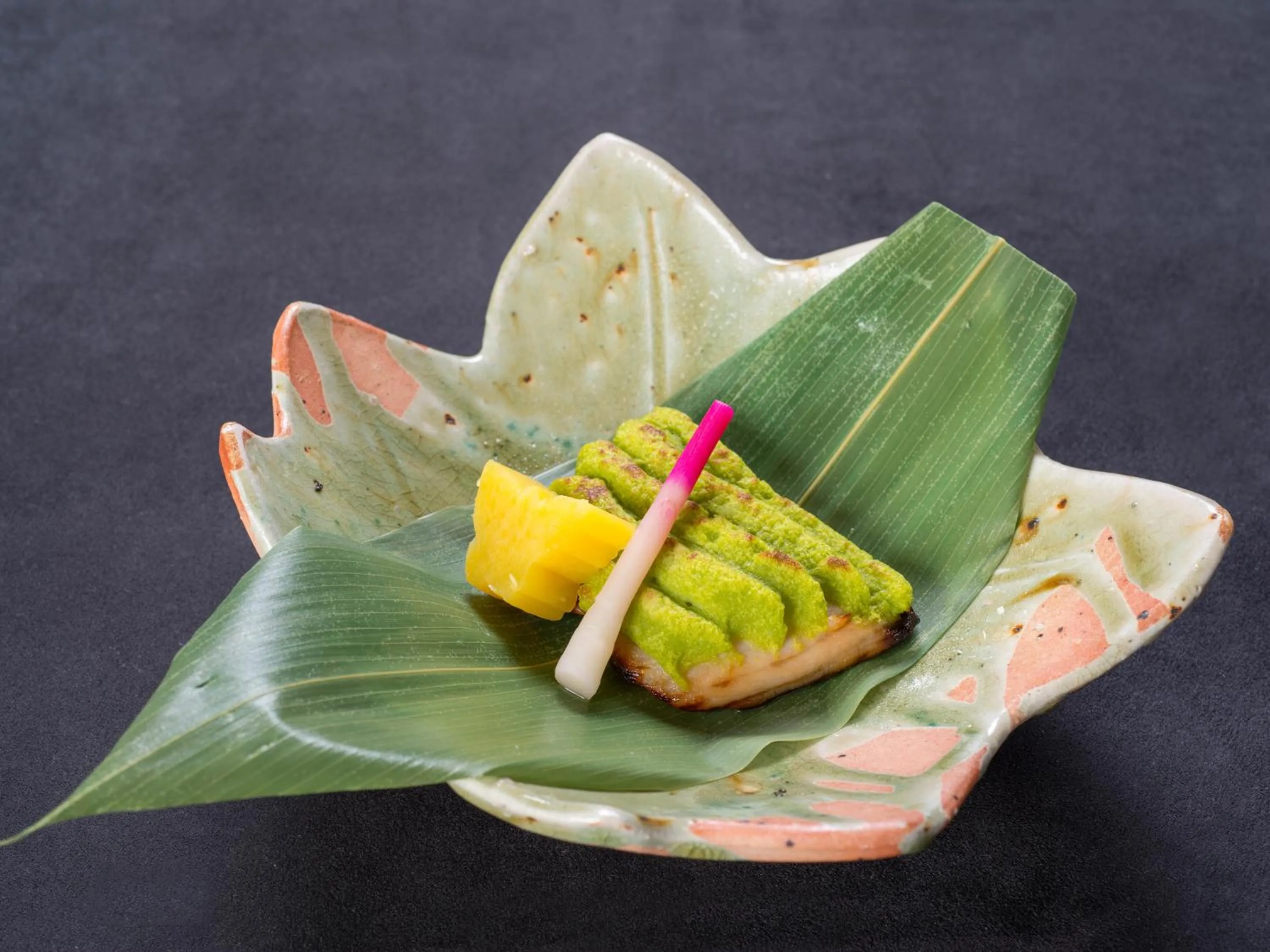 Food close-up in Kappo Ryokan Shiroyama