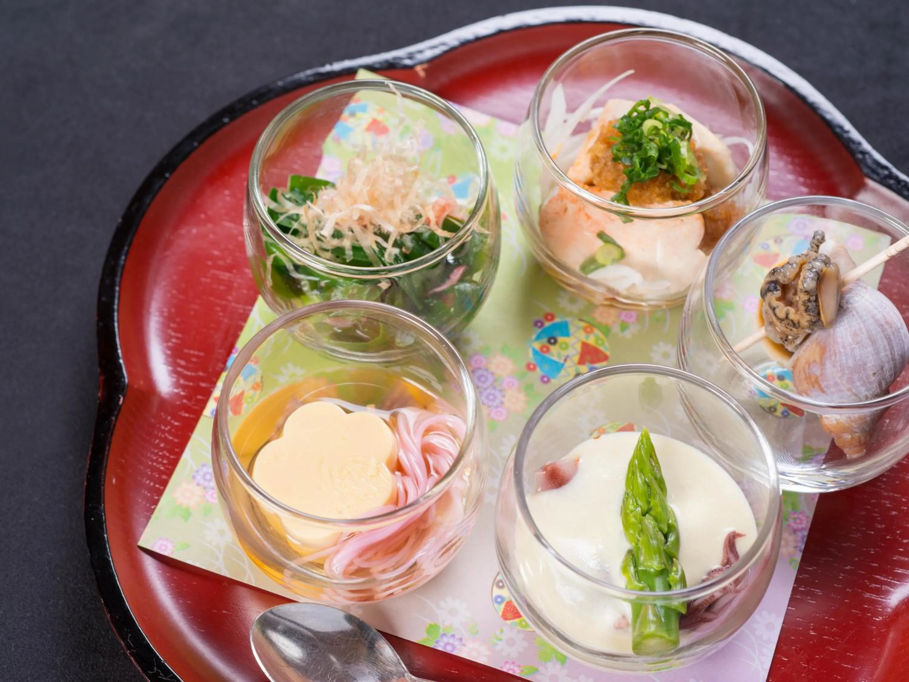 Food close-up in Kappo Ryokan Shiroyama