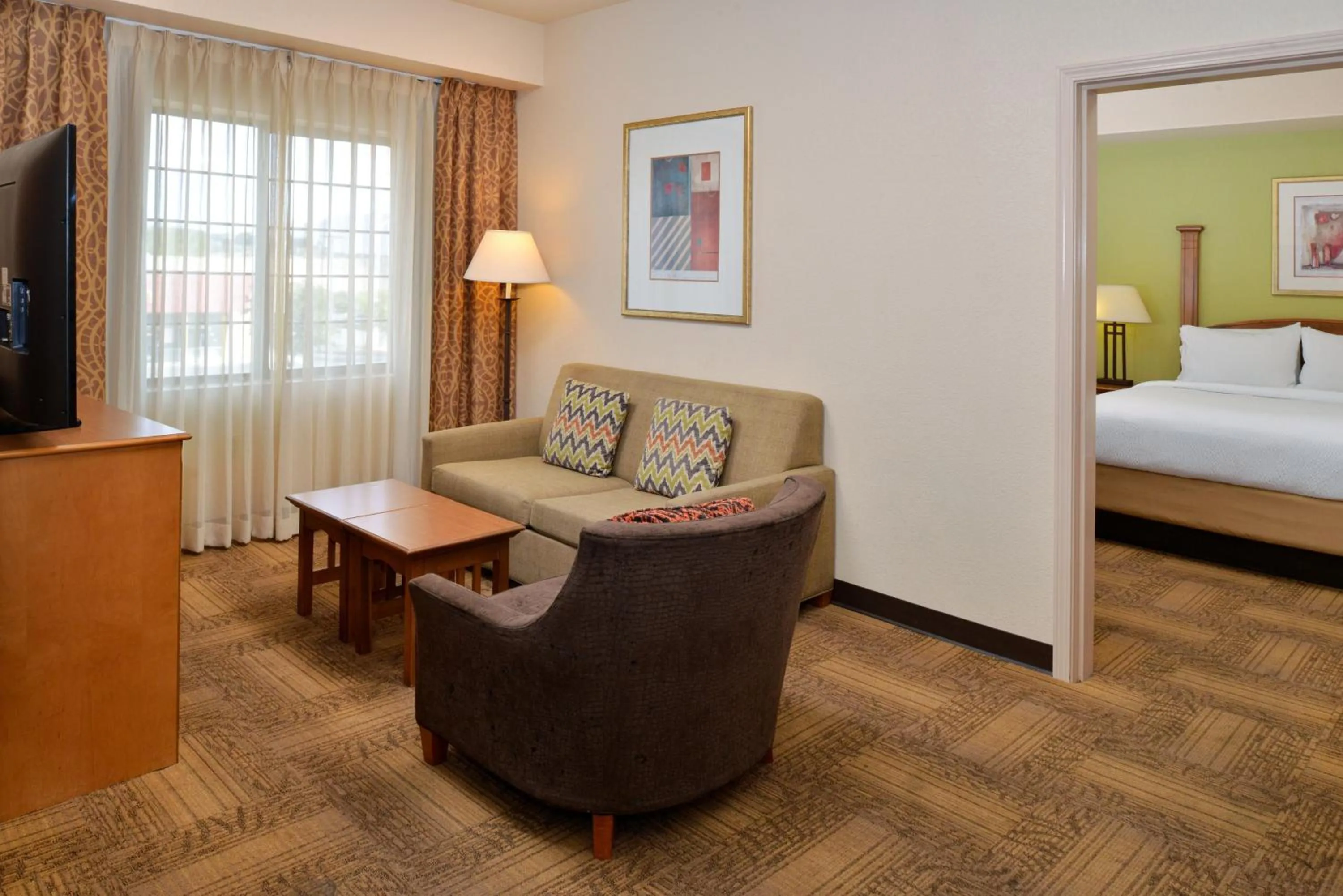 Photo of the whole room, Bed in Staybridge Suites Las Cruces by IHG