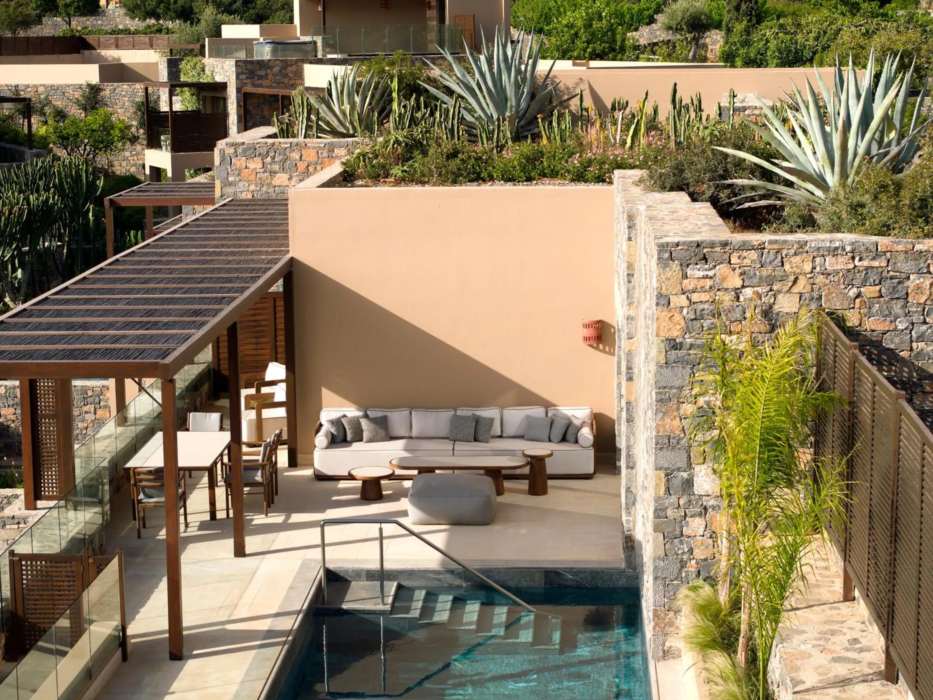 Swimming pool in Daios Cove