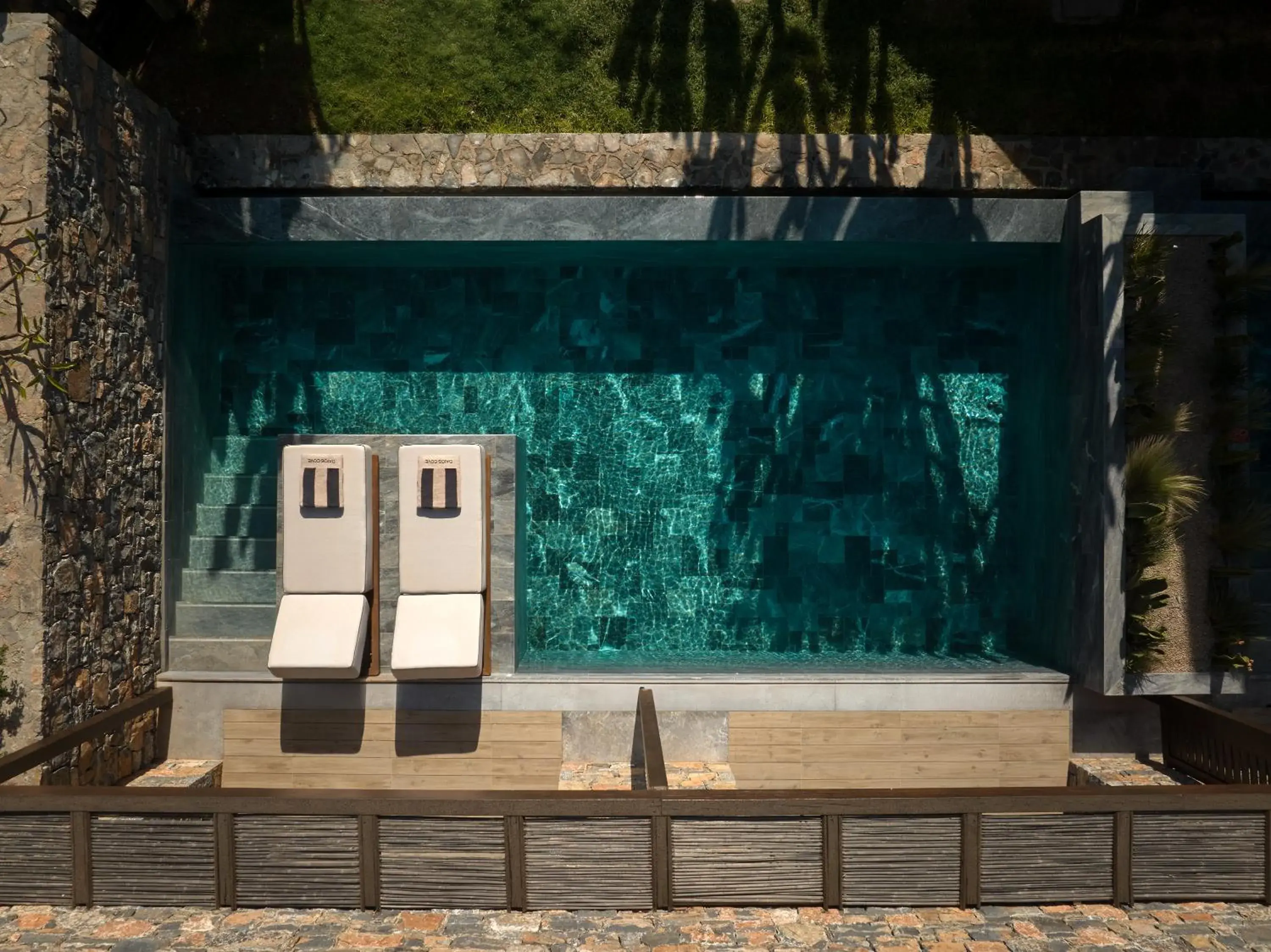 Swimming pool in Daios Cove Swimming pool in Daios Cove