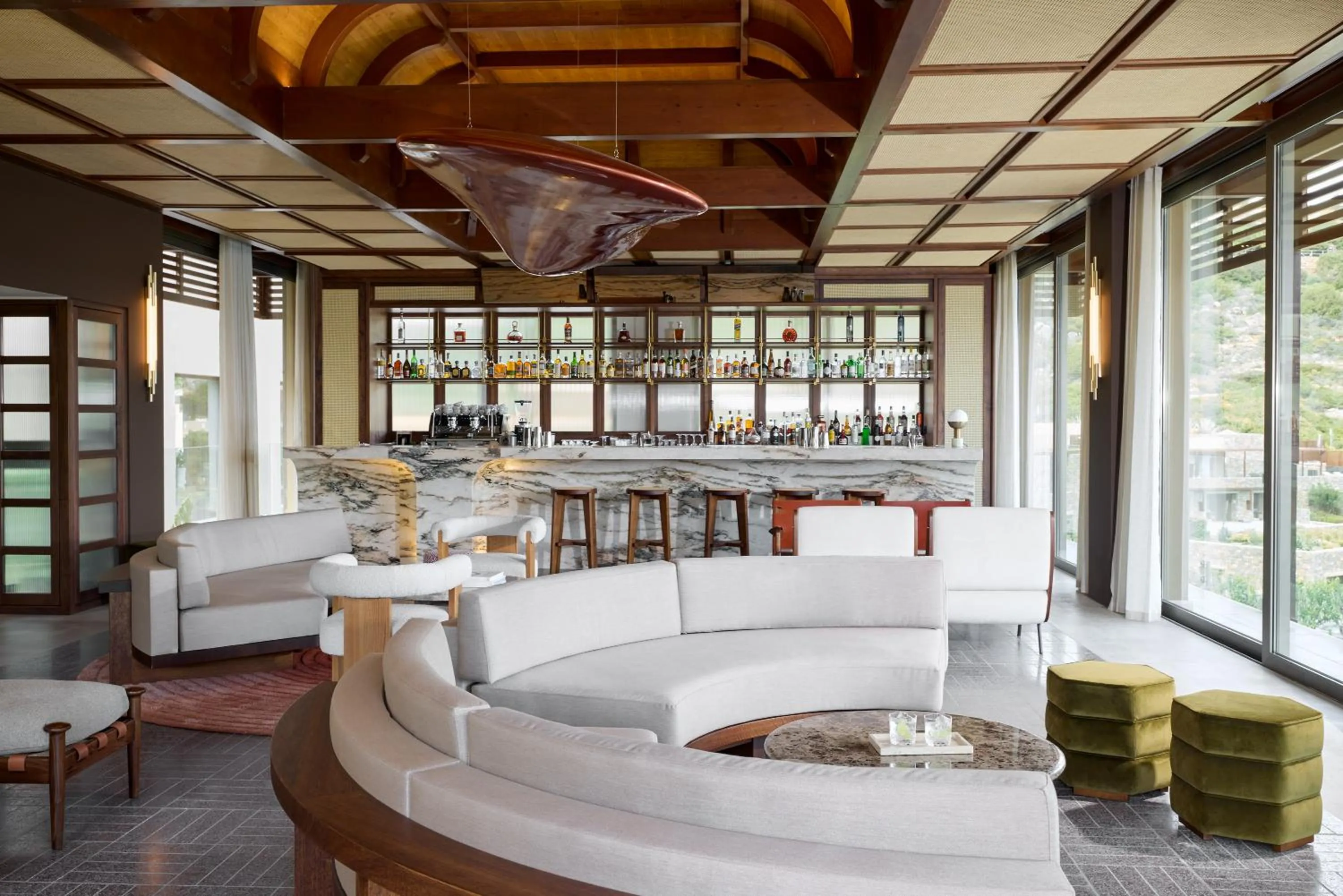 Lounge or bar in Daios Cove