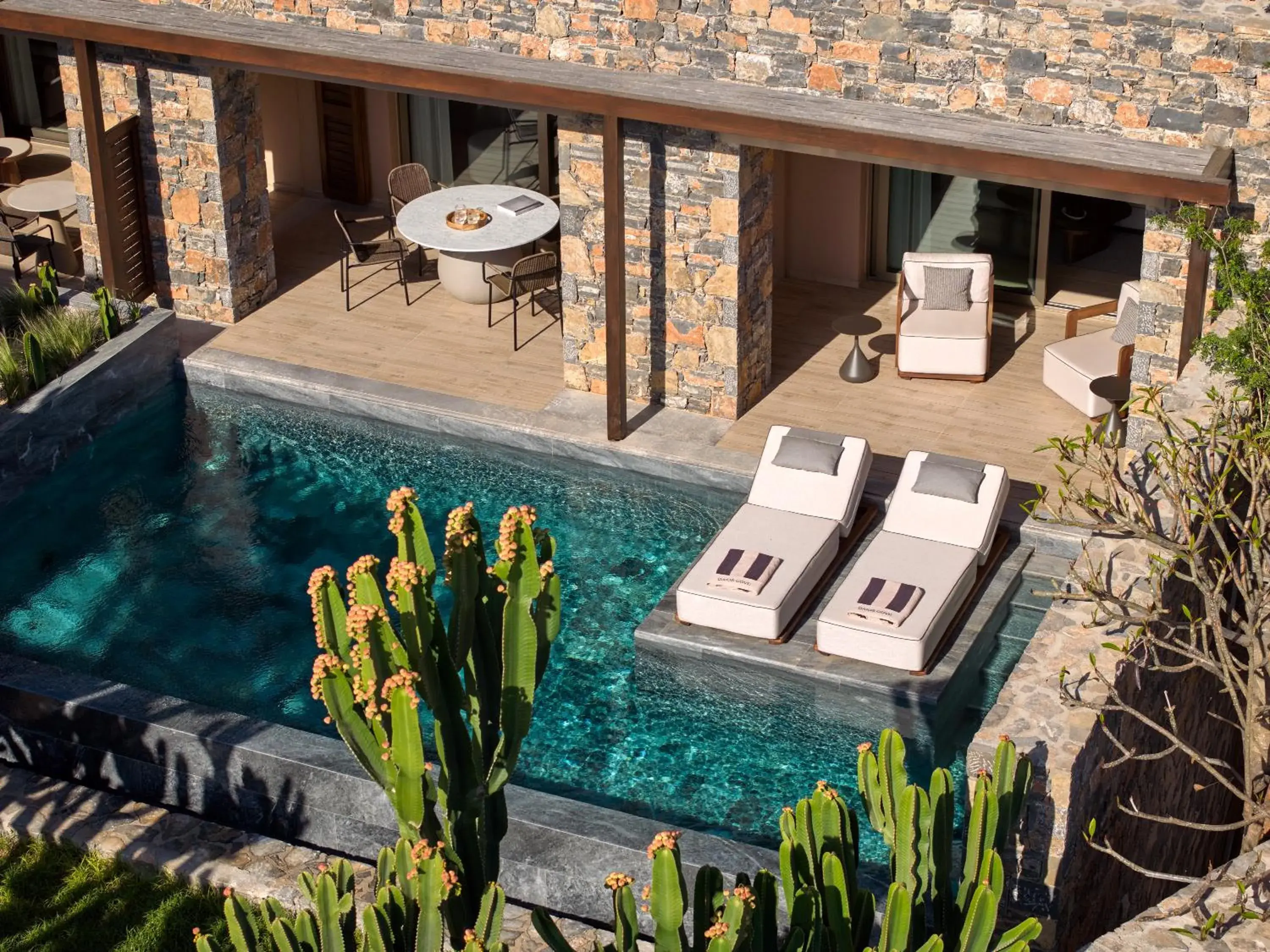 Swimming pool in Daios Cove Swimming pool in Daios Cove