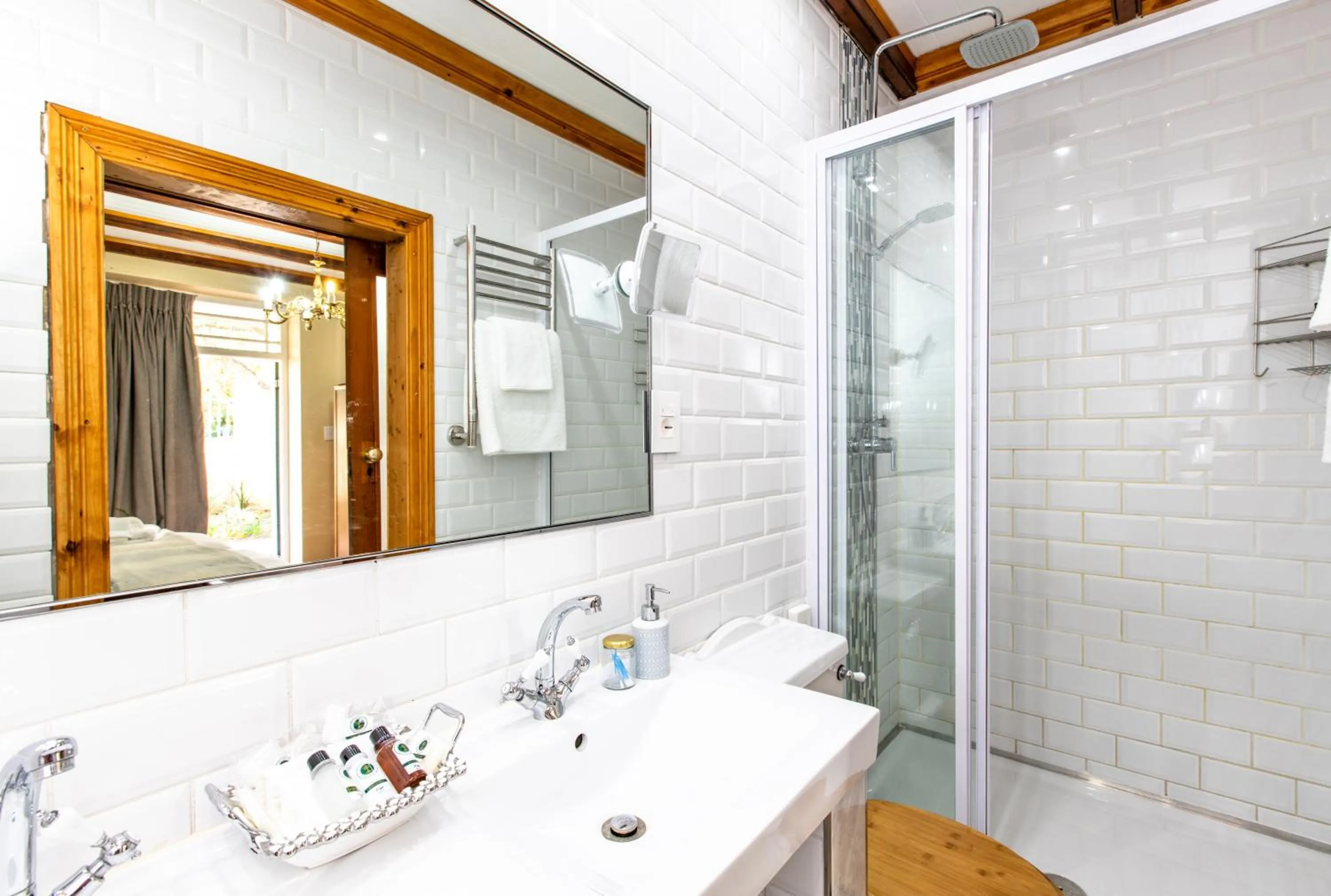 Shower in Evergreen Manor and Spa