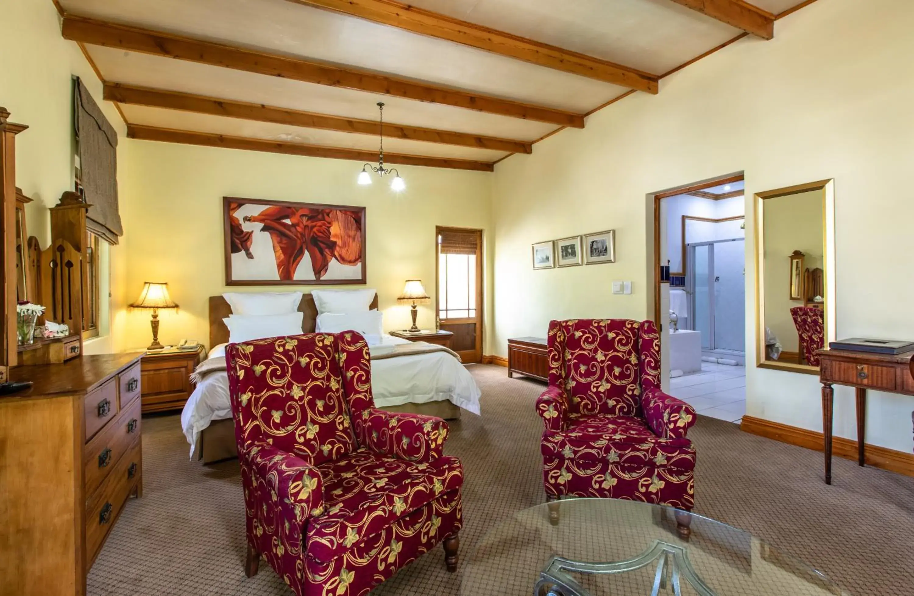 Bed in Evergreen Manor and Spa Bed in Evergreen Manor and Spa