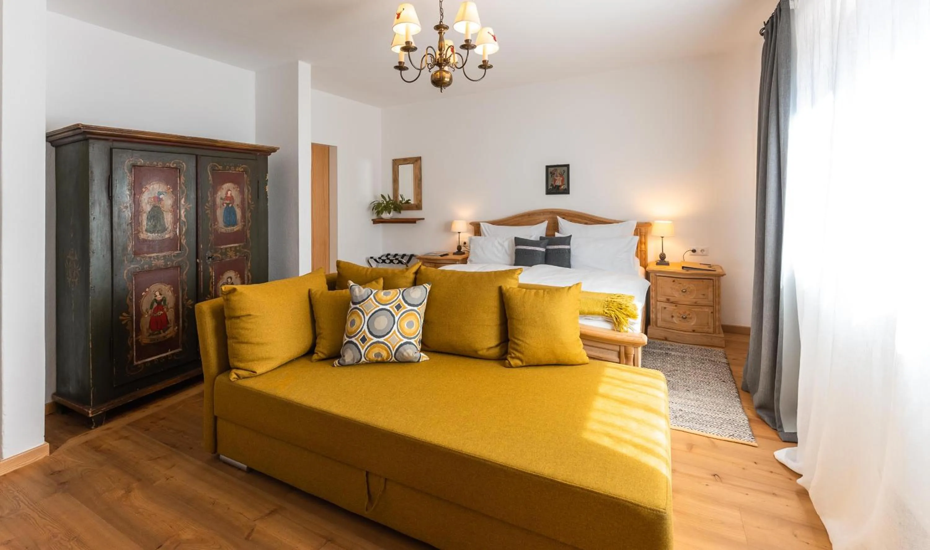 Bedroom, Bed in Das Halali - dein kleines Hotel an der Zugspitze