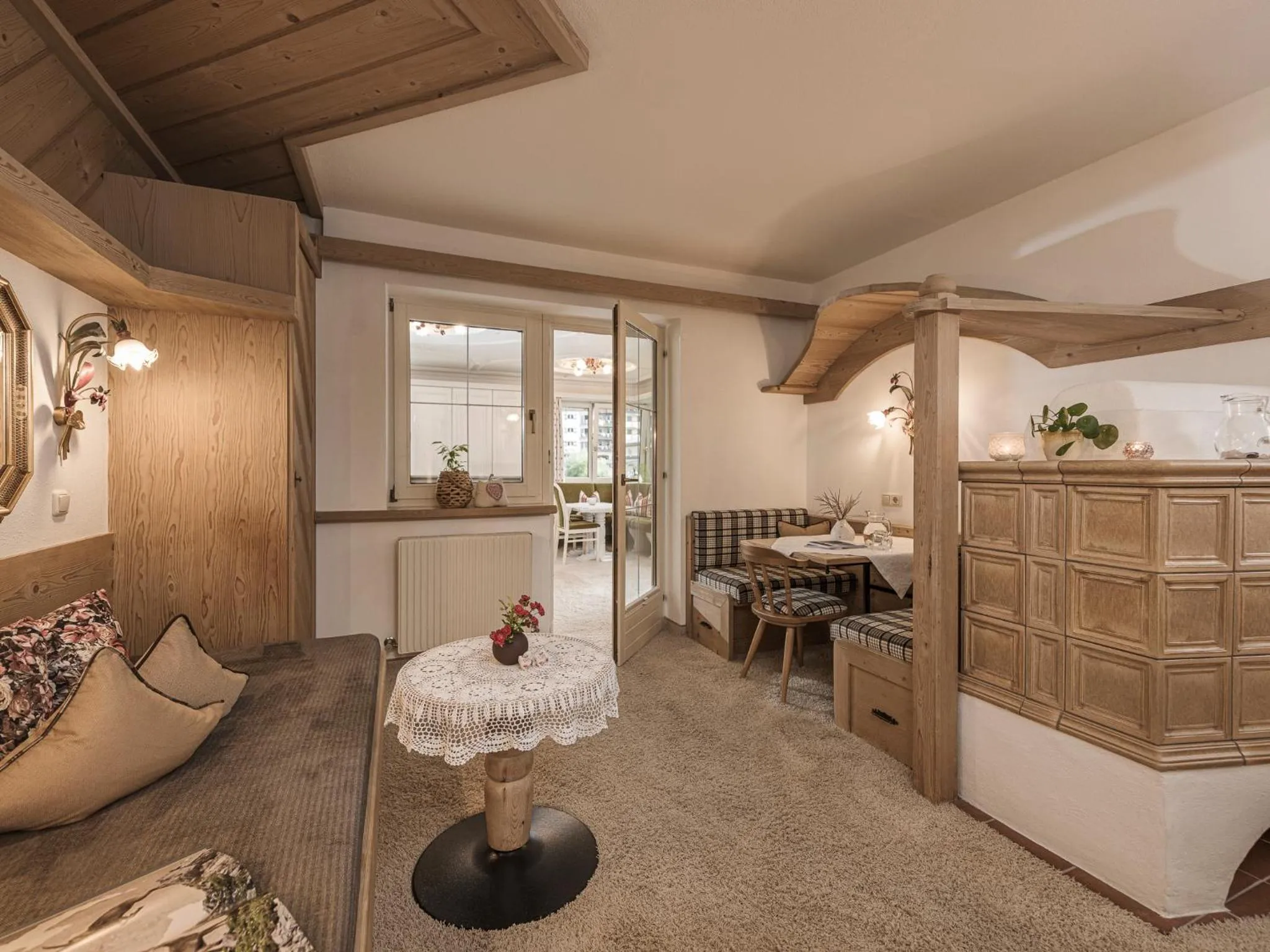 Living room in Apparthotel "Landhaus Veronika"