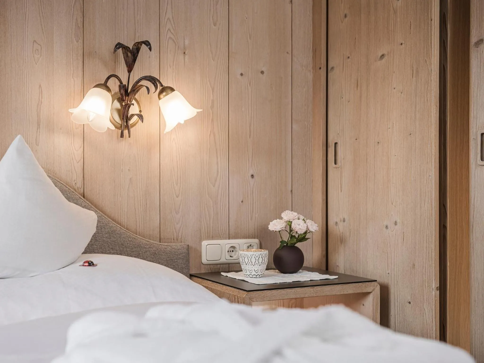 Bedroom, Bed in Apparthotel "Landhaus Veronika"