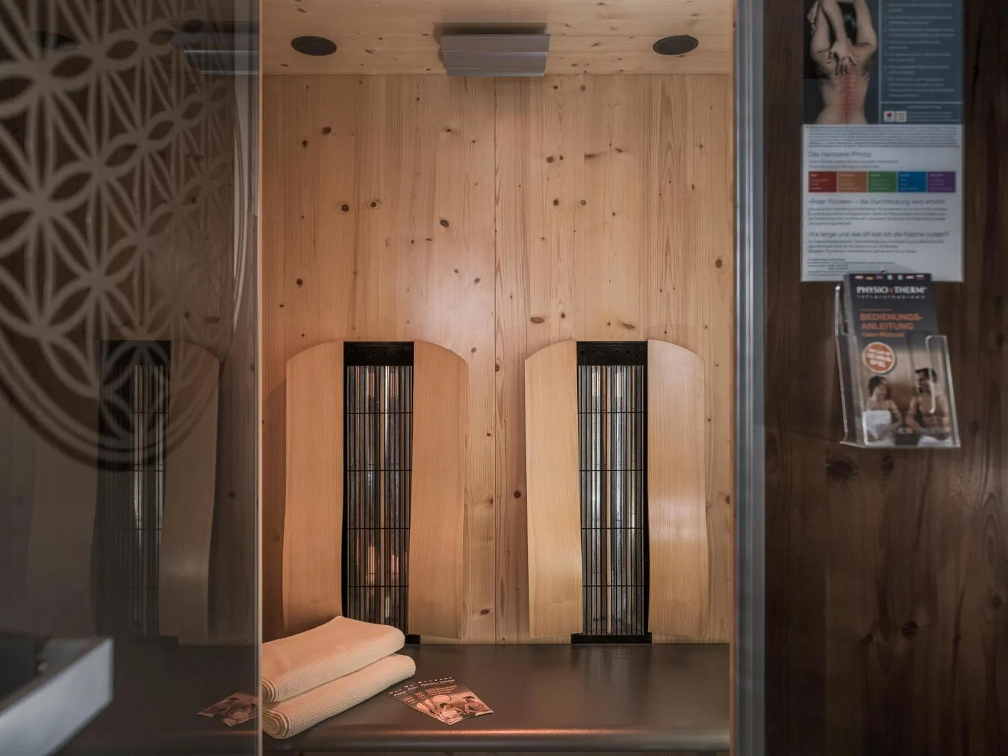 Sauna in Apparthotel "Landhaus Veronika"