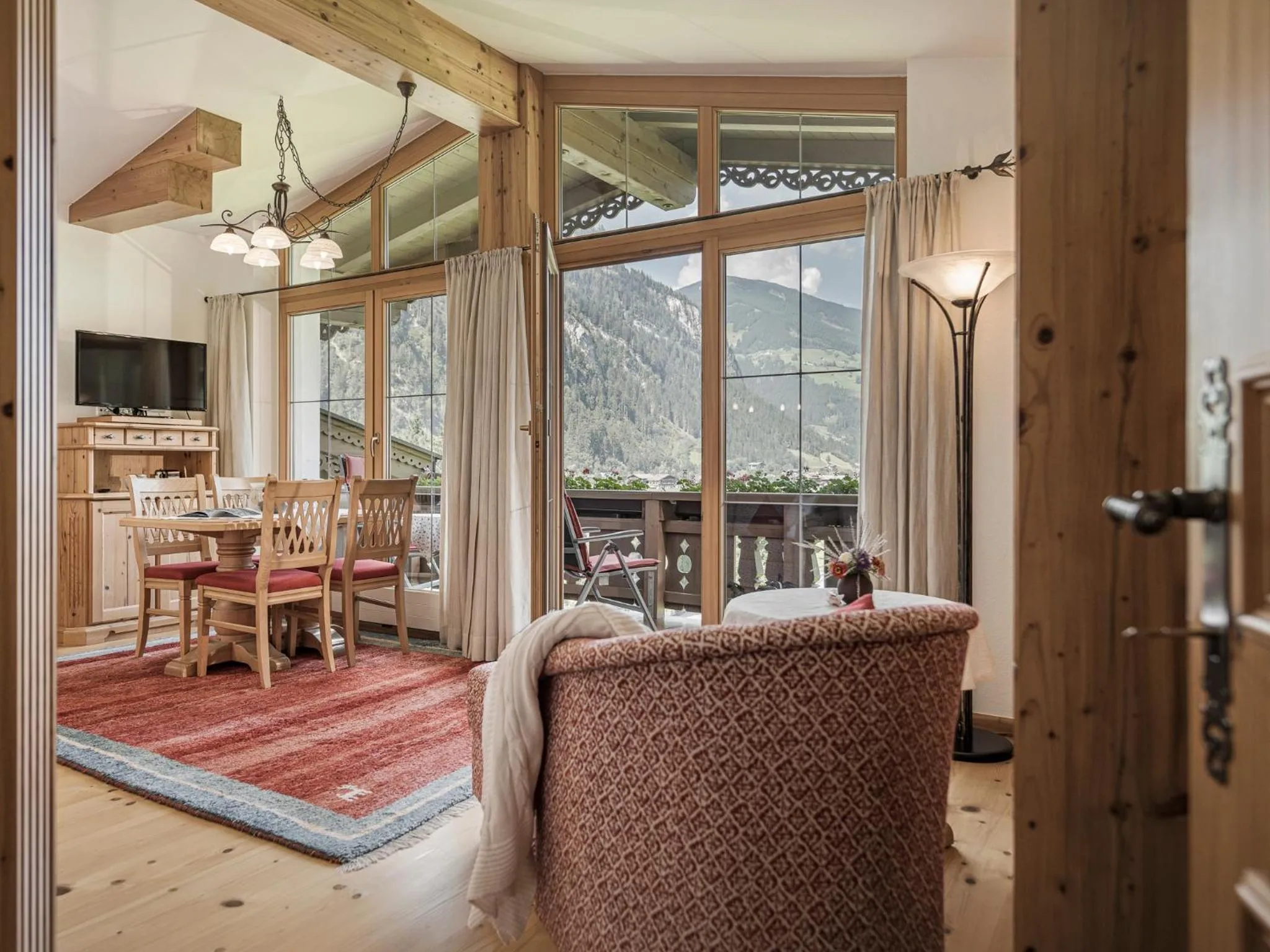 Living room in Apparthotel "Landhaus Veronika"