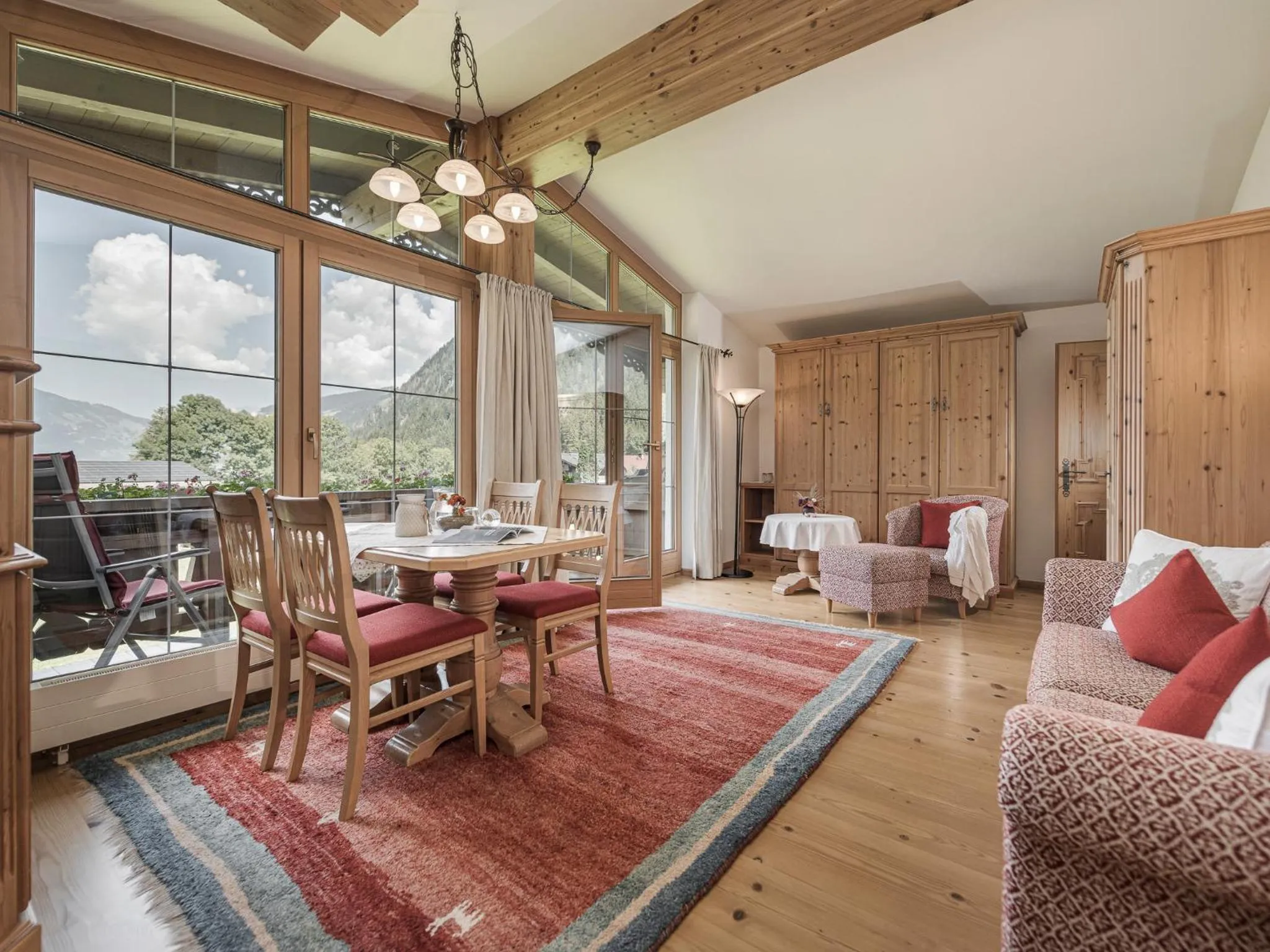 Living room in Apparthotel "Landhaus Veronika"