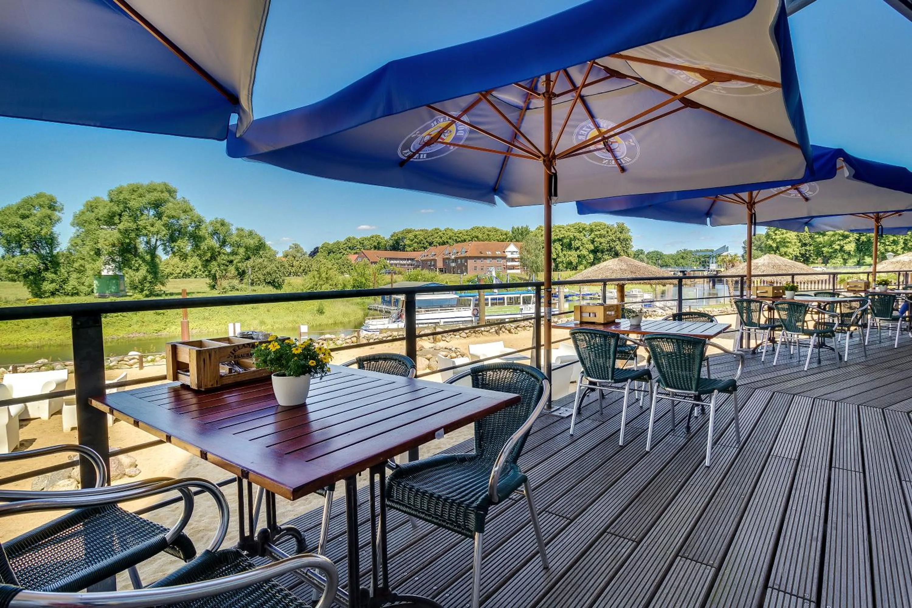 Balcony/Terrace in Hotel Dömitzer Hafen