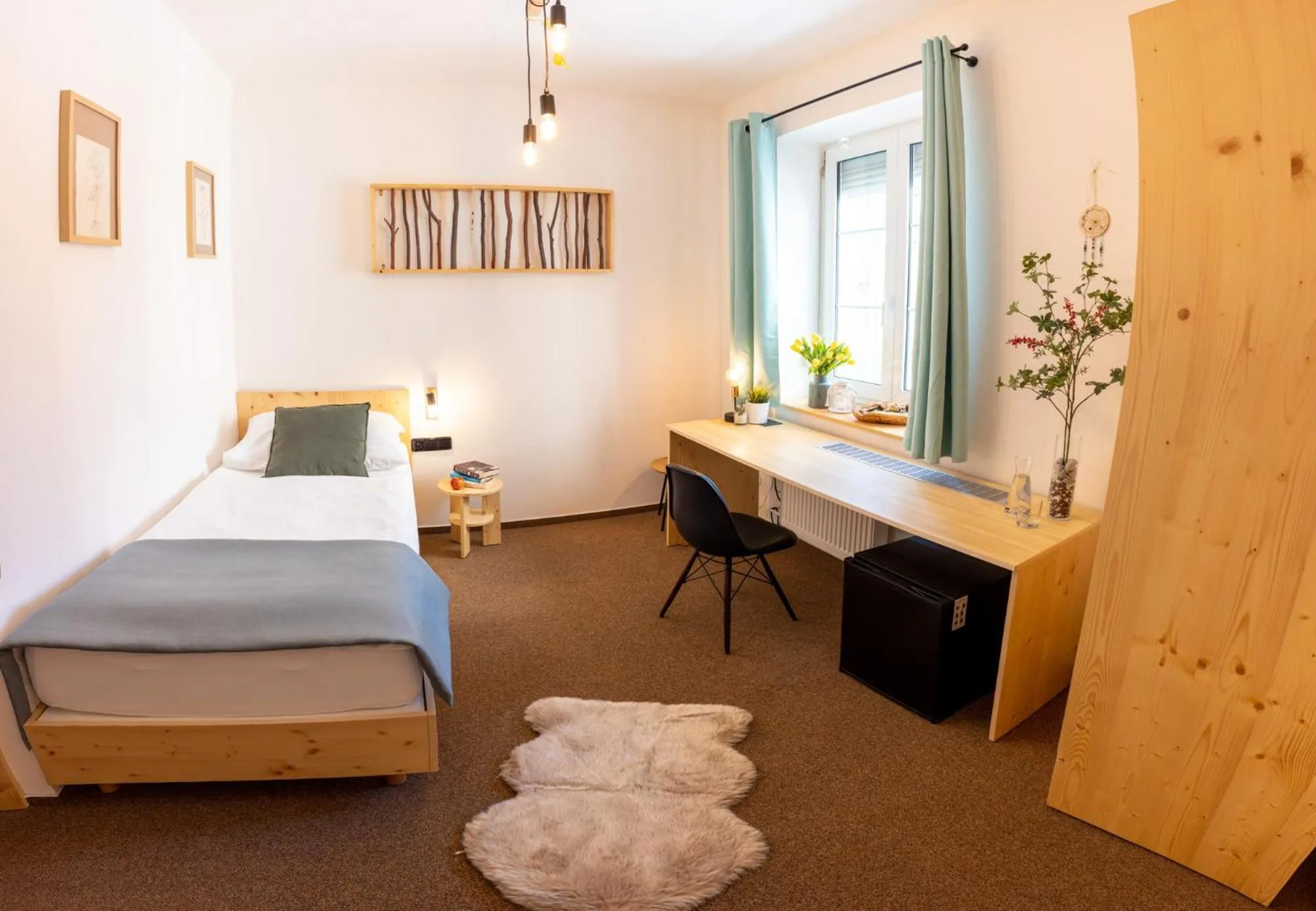 Bed in Hotel Rehavital